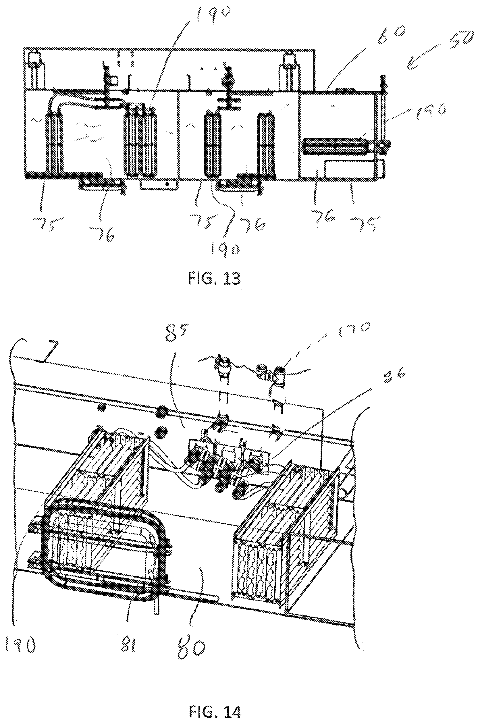Patent US12569889 Figure 12 – Gas heating system for a parts washing machine, and to the method of converting an electric parts washing machine to a gas parts washing machine