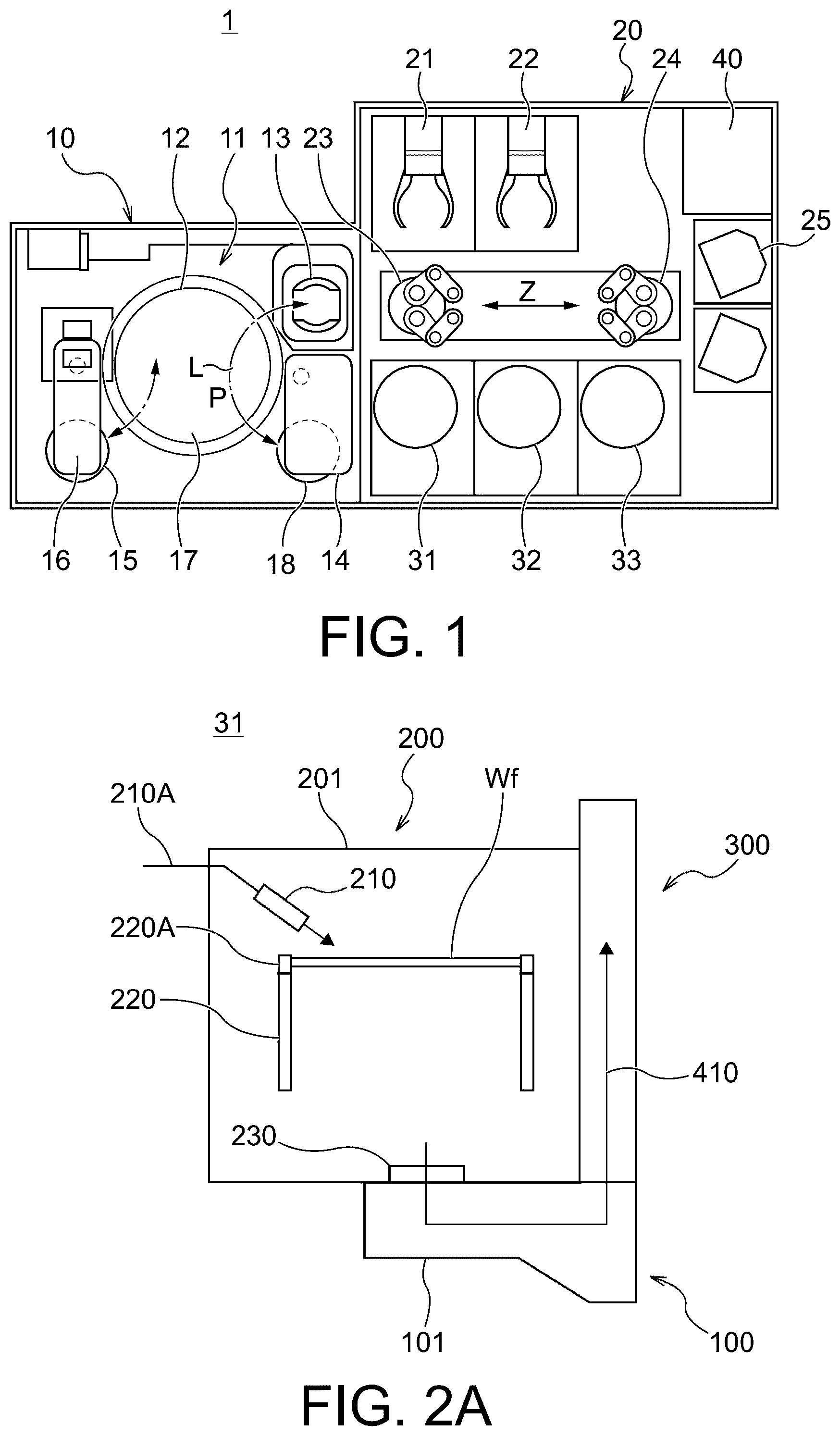 Patent US12569891 — Substrate processing device, polishing device, and substrate processing method — Figure 1