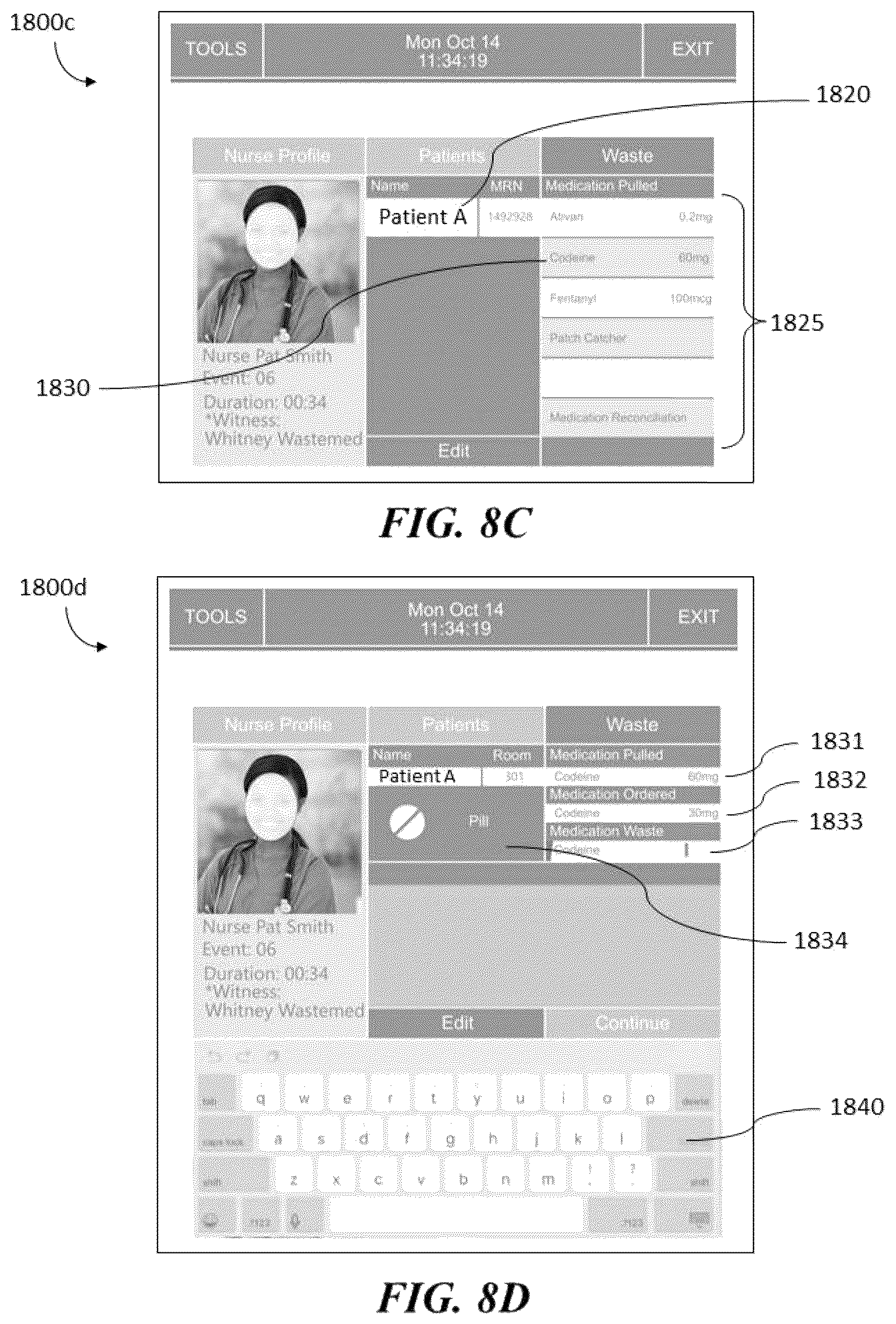 Patent US12569893 Figure 14 – Medication disposal systems and methods of use thereof