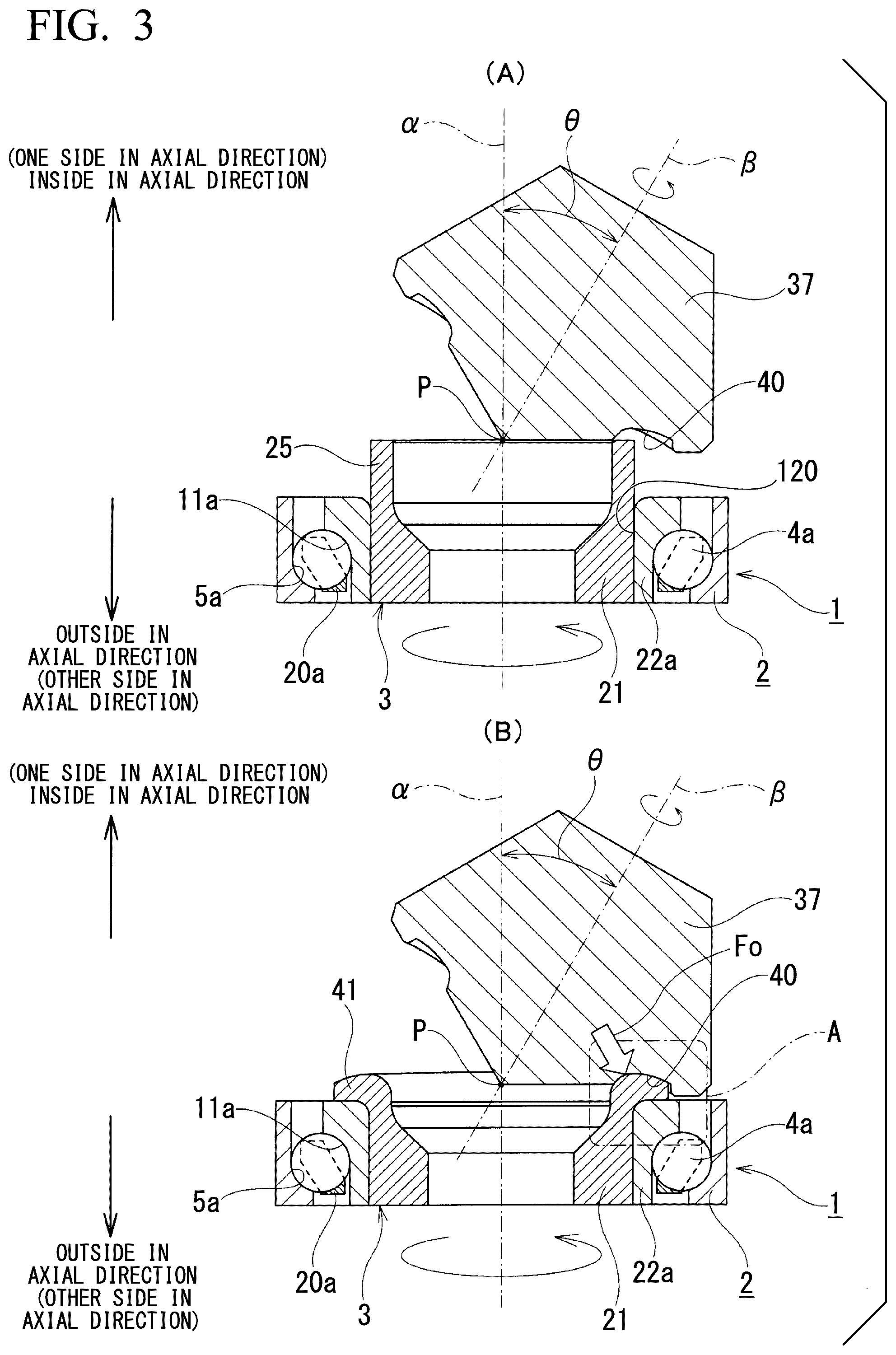 Patent US12569902 Figure 3 – Method of manufacturing staking assembly, method of manufacturing hub unit bearing, staking device, staking assembly, and method of manufacturing vehicle