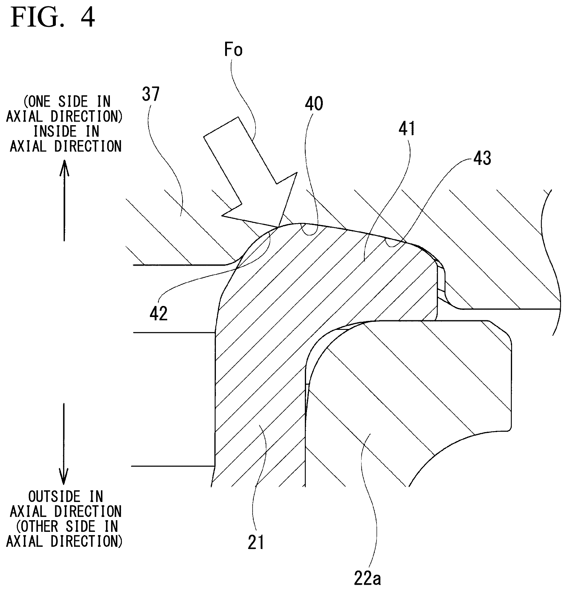 Patent US12569902 Figure 4 – Method of manufacturing staking assembly, method of manufacturing hub unit bearing, staking device, staking assembly, and method of manufacturing vehicle