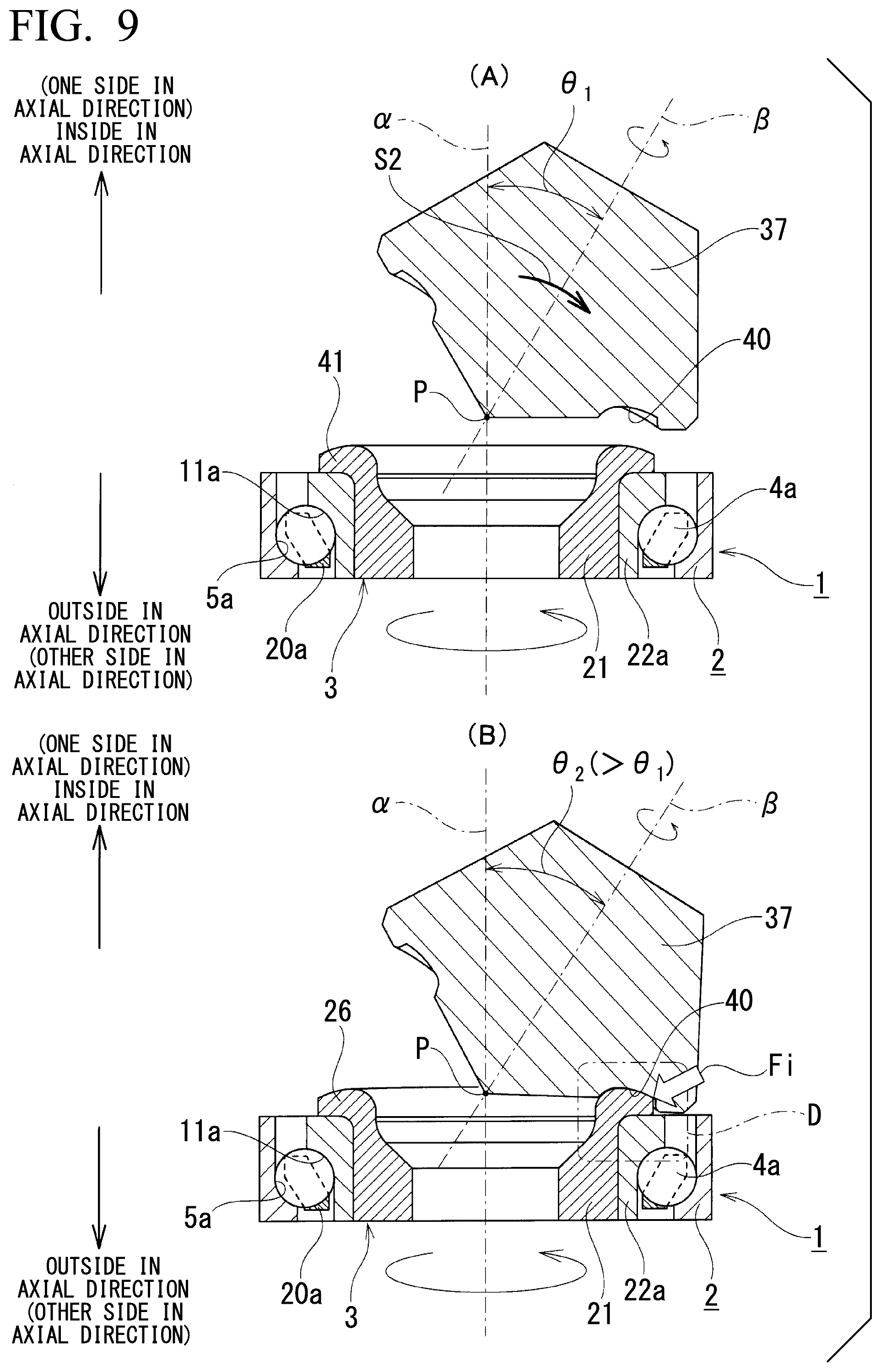Patent US12569902 Figure 8 – Method of manufacturing staking assembly, method of manufacturing hub unit bearing, staking device, staking assembly, and method of manufacturing vehicle
