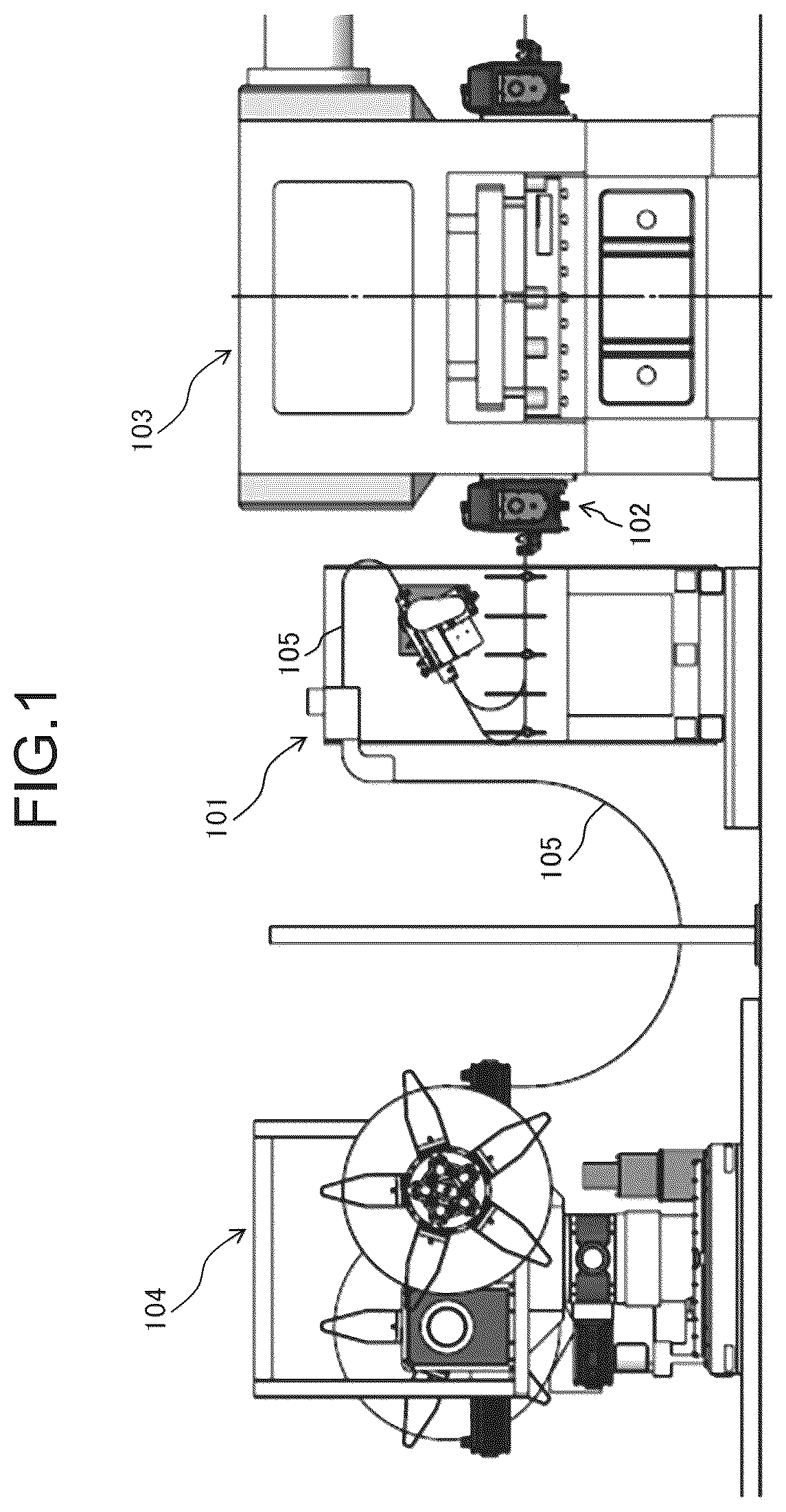 Patent US12569903 Figure 1 – Plate material supplying apparatus