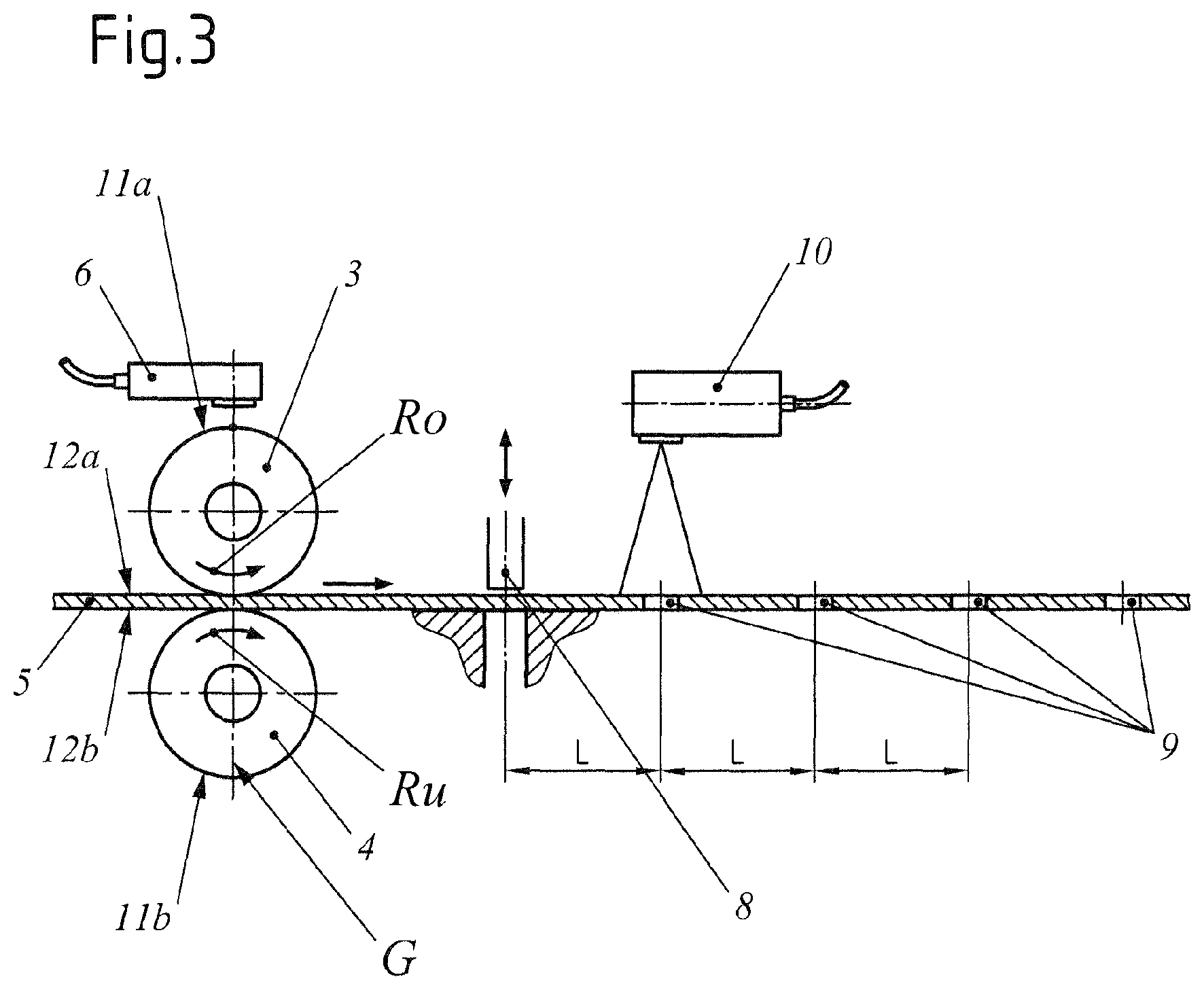 Patent US12569904 Figure 3 – Method for determining the thickness of a material strip during the feed of the material strip to the machining zone of a machine tool