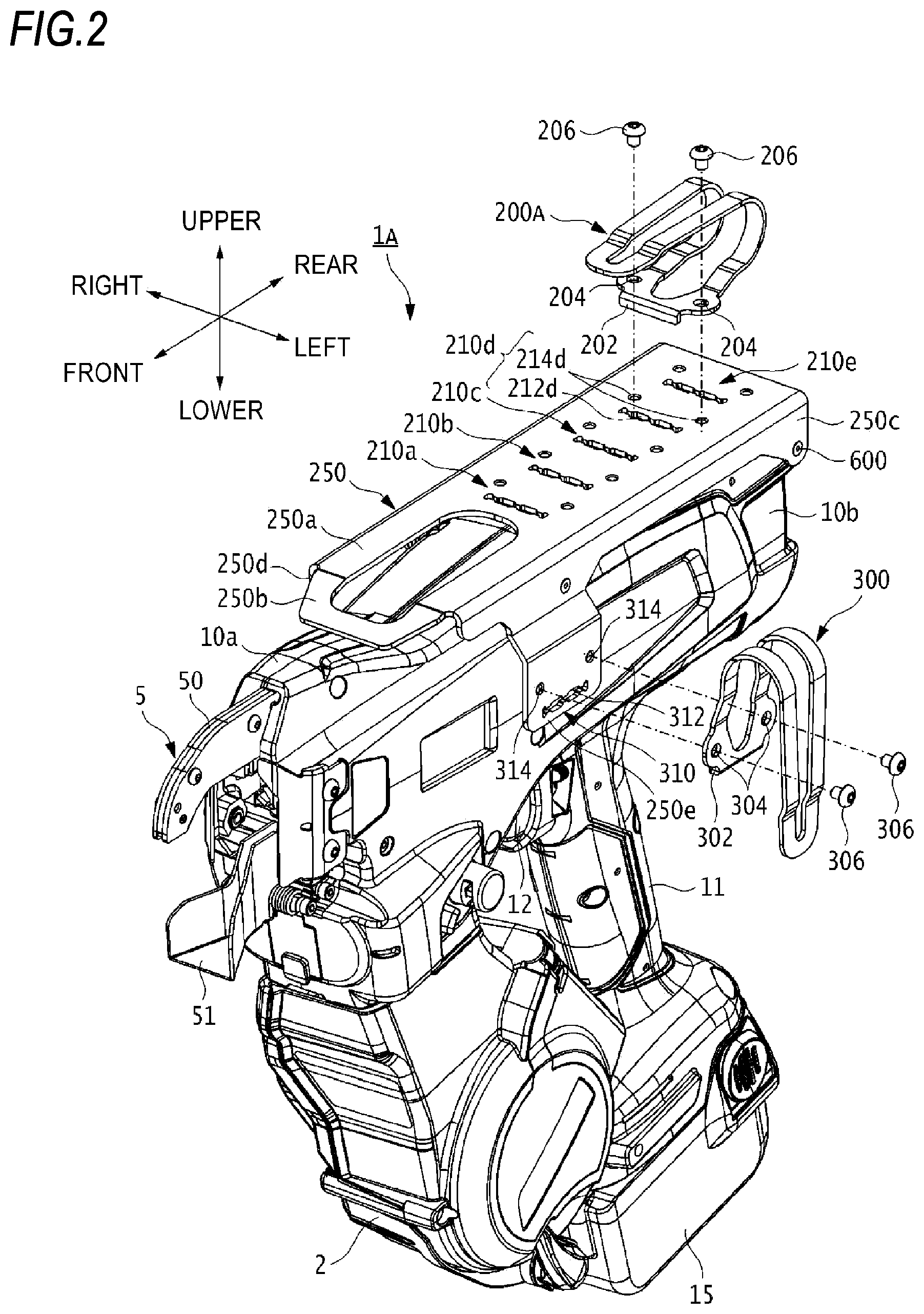 Patent US12569905 Figure 2 – Tool and binding machine