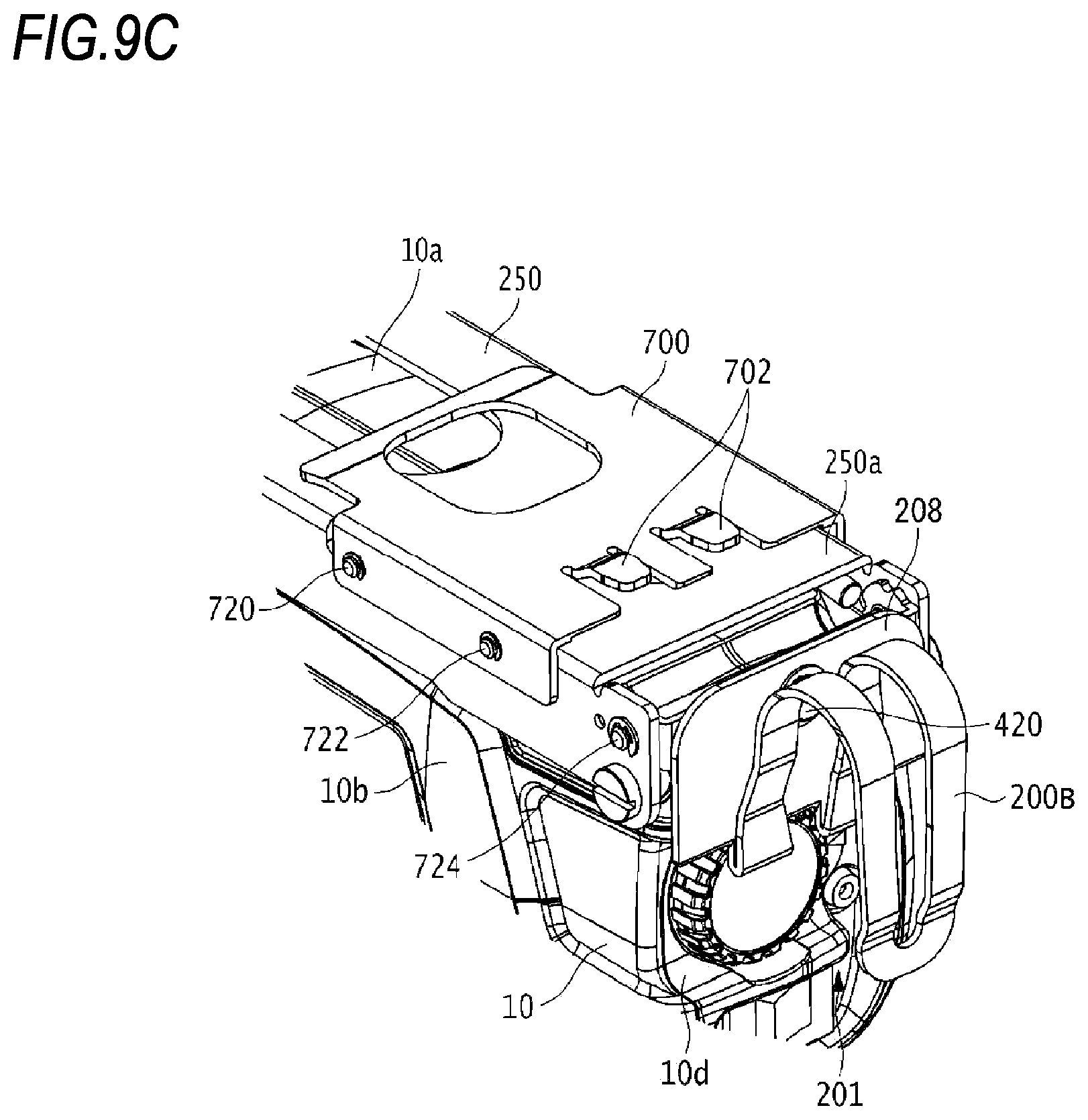 Patent US12569905 Figure 11 – Tool and binding machine