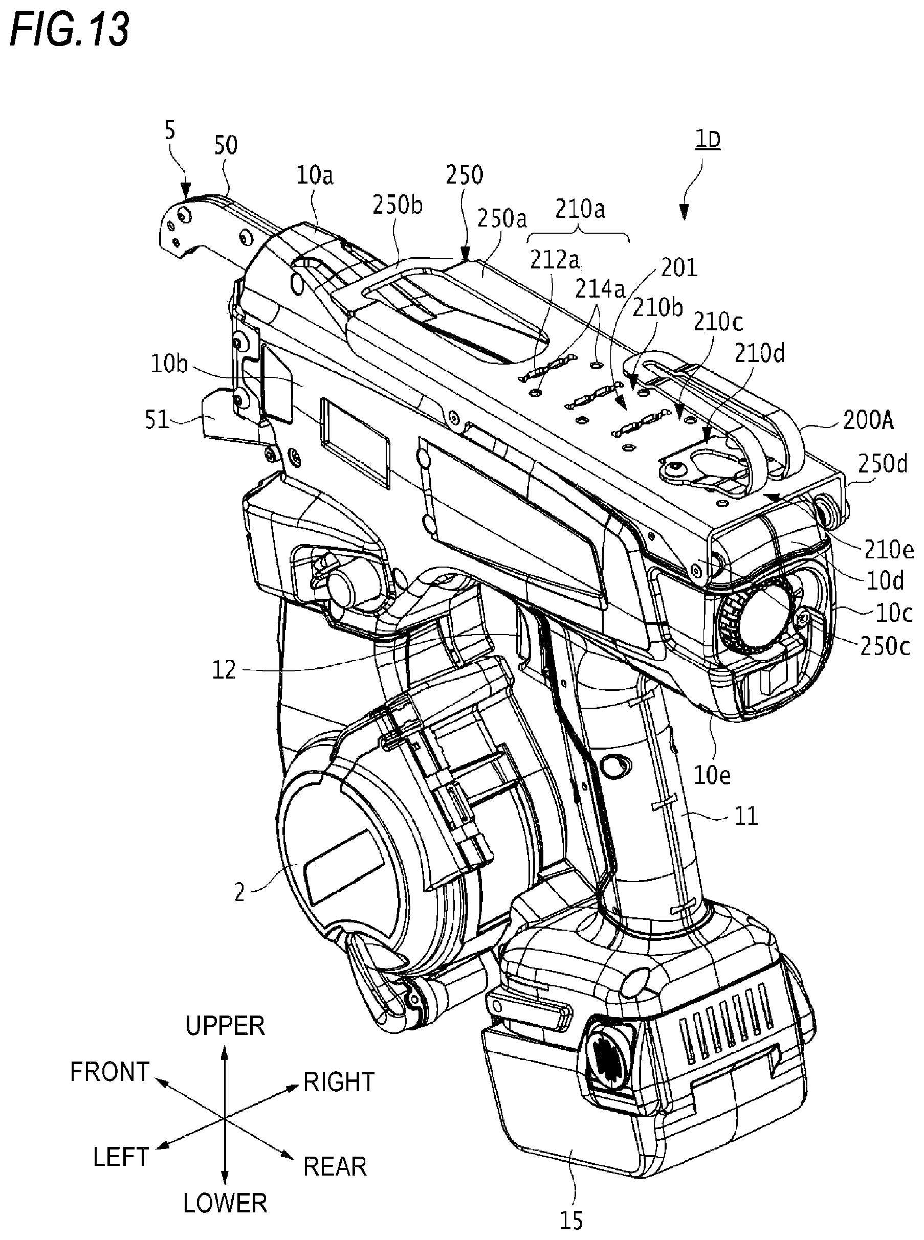 Patent US12569905 Figure 15 – Tool and binding machine