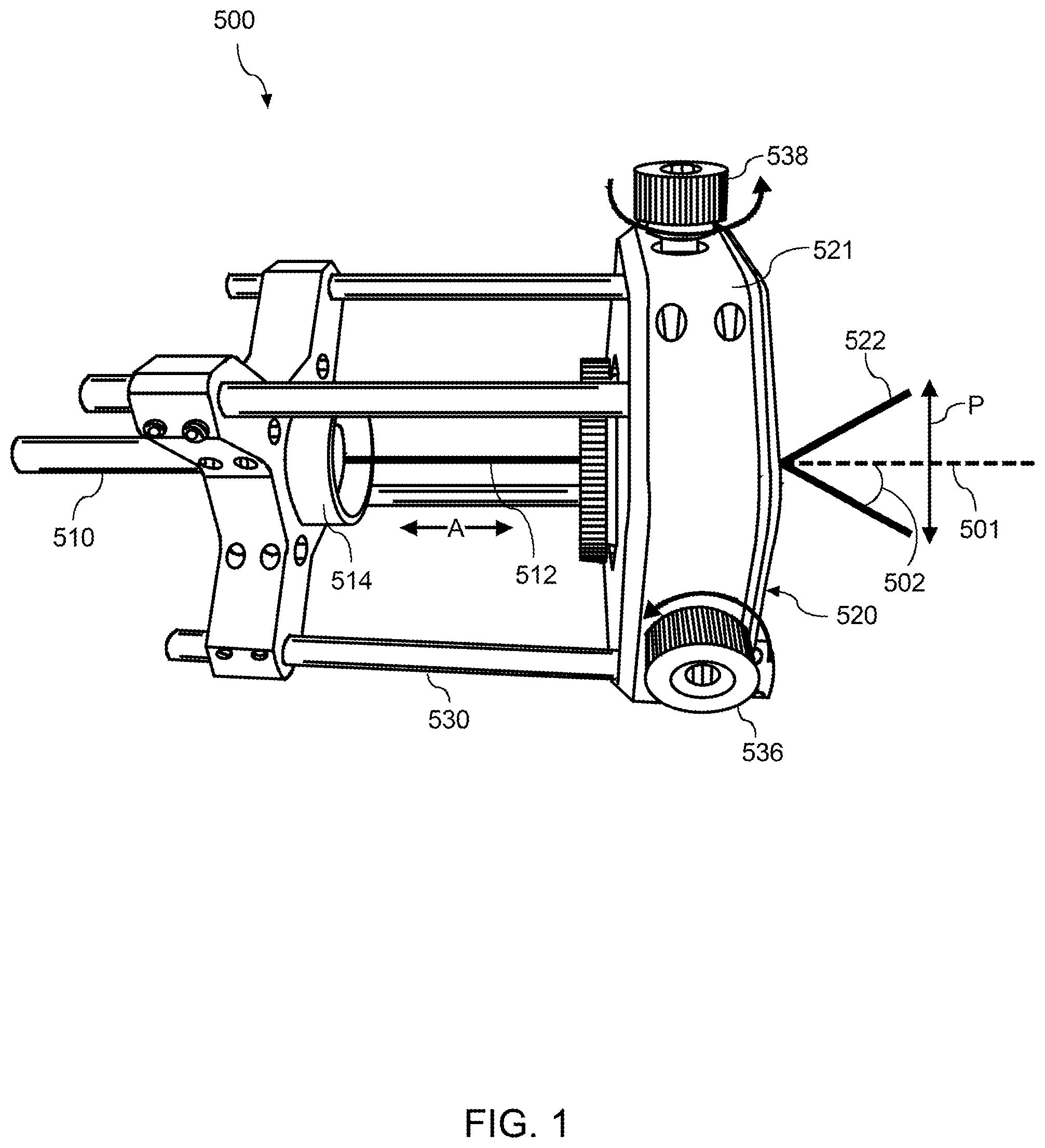 Patent US12569913 Figure 1 – Energy beam directing device
