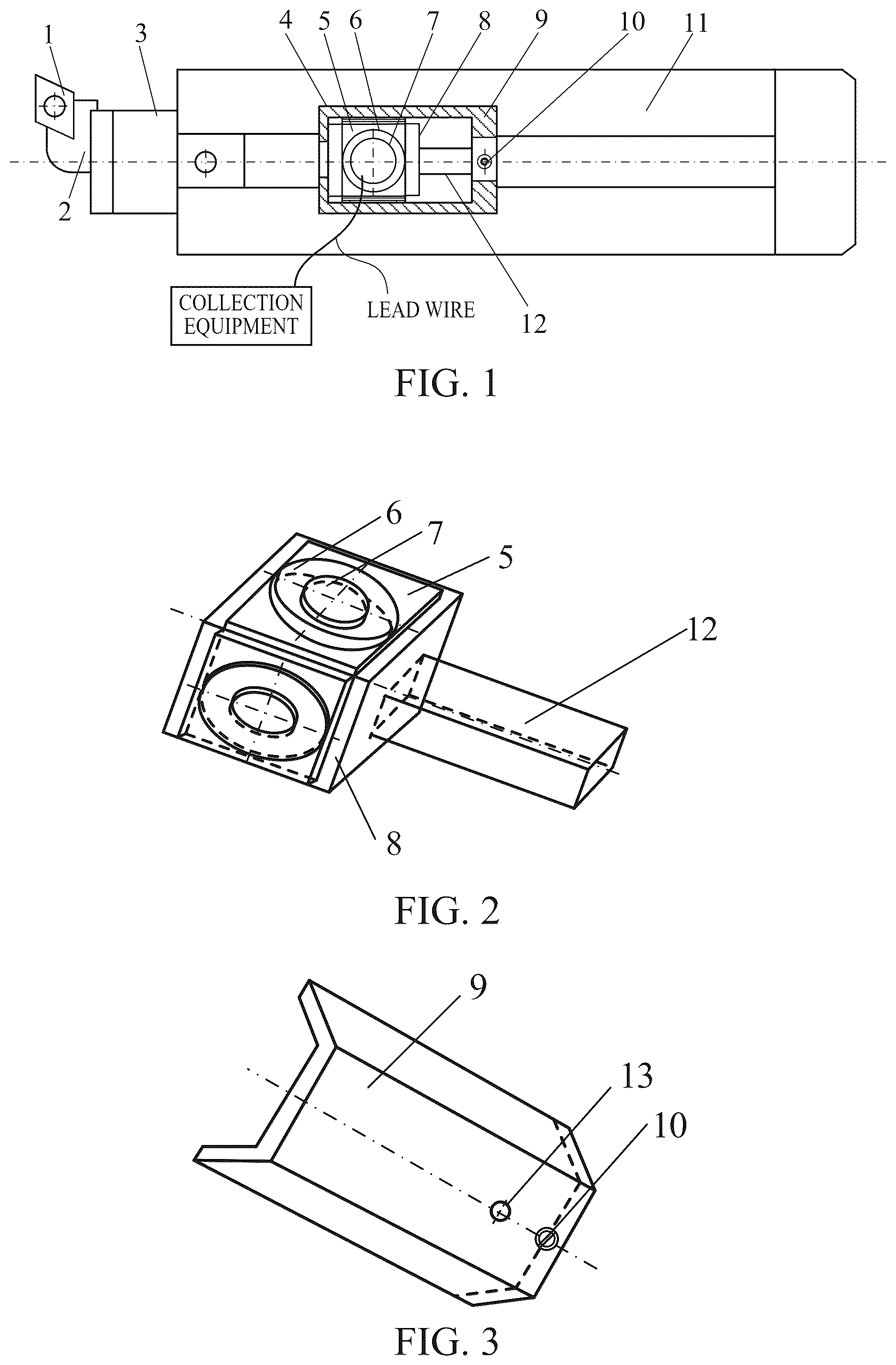 Patent US12569916 Figure 1 – Embedded damping vibration attenuation turning tool holder for deep cavity machining and method