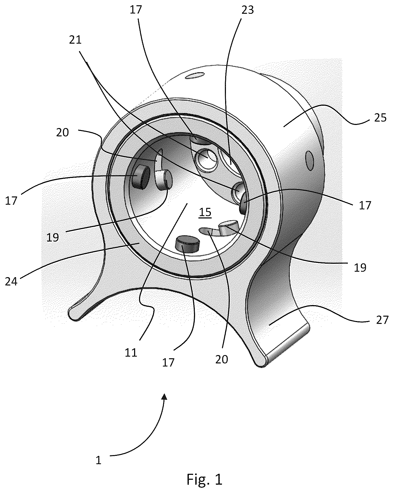 Patent US12569918 Figure 1 – Tool quick-change set for medical hand-held machine tool