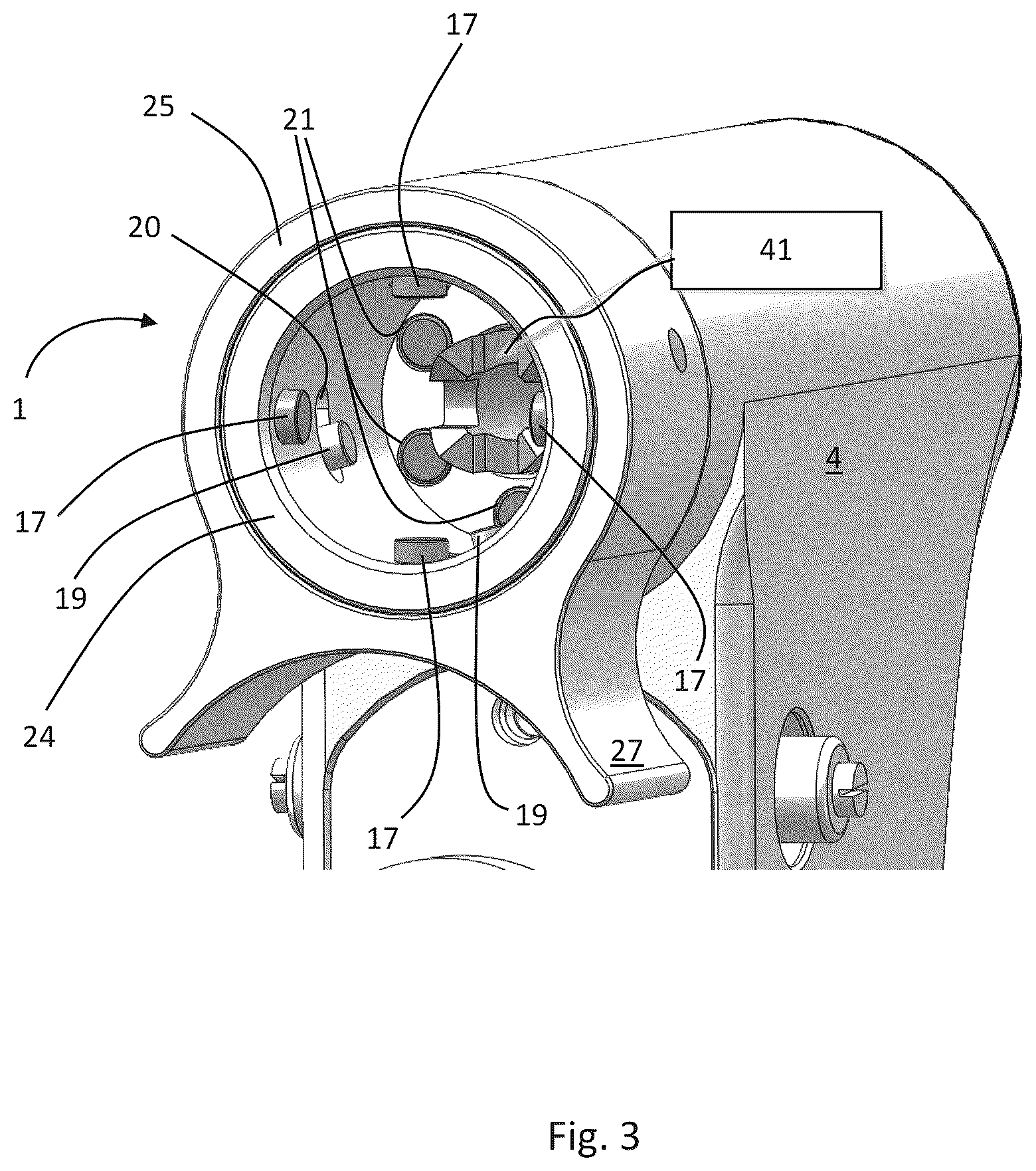 Patent US12569918 Figure 4 – Tool quick-change set for medical hand-held machine tool