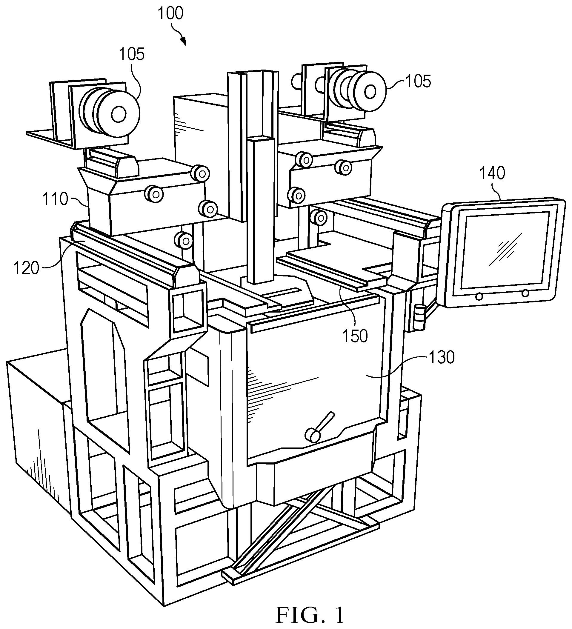 Patent US12569922 — Submerged fast wire electrical discharge machining — Figure 1
