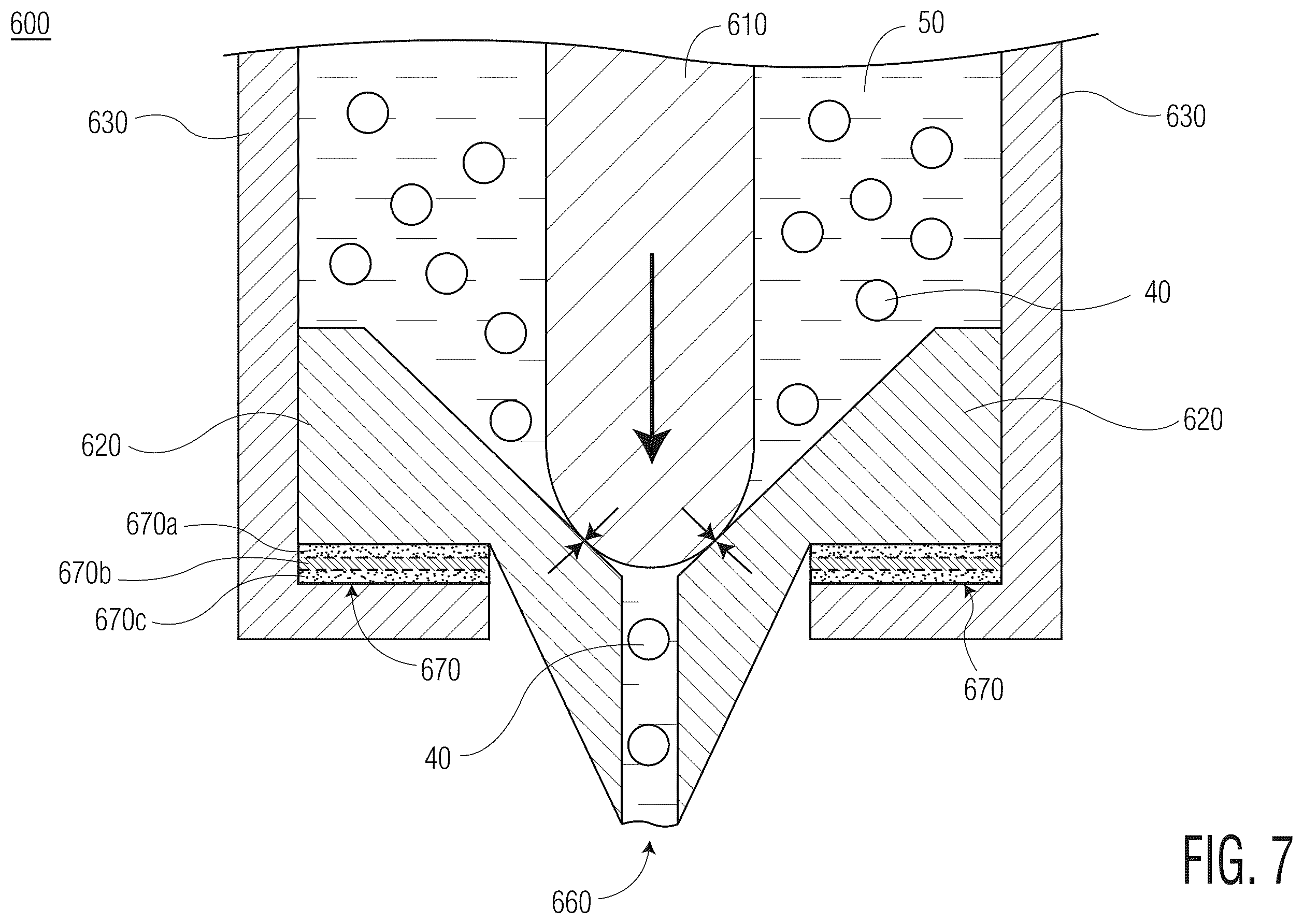 Patent US12569925 Figure 7 – Solder jetting head capable of absorbing impact, and related systems and methods