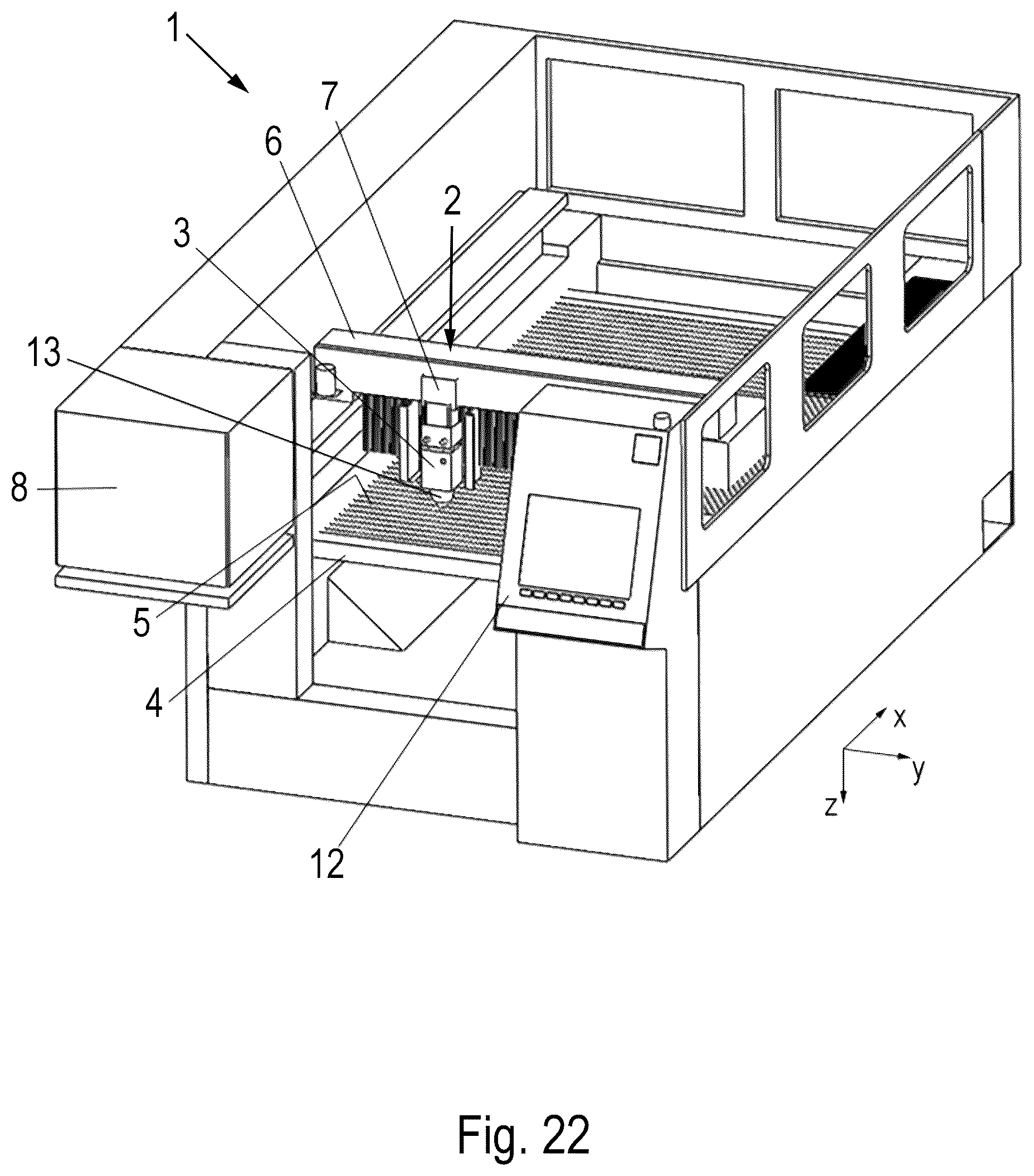 Patent US12569936 Figure 8 – Processes and devices for beam processing of plate-shaped or tubular workpieces