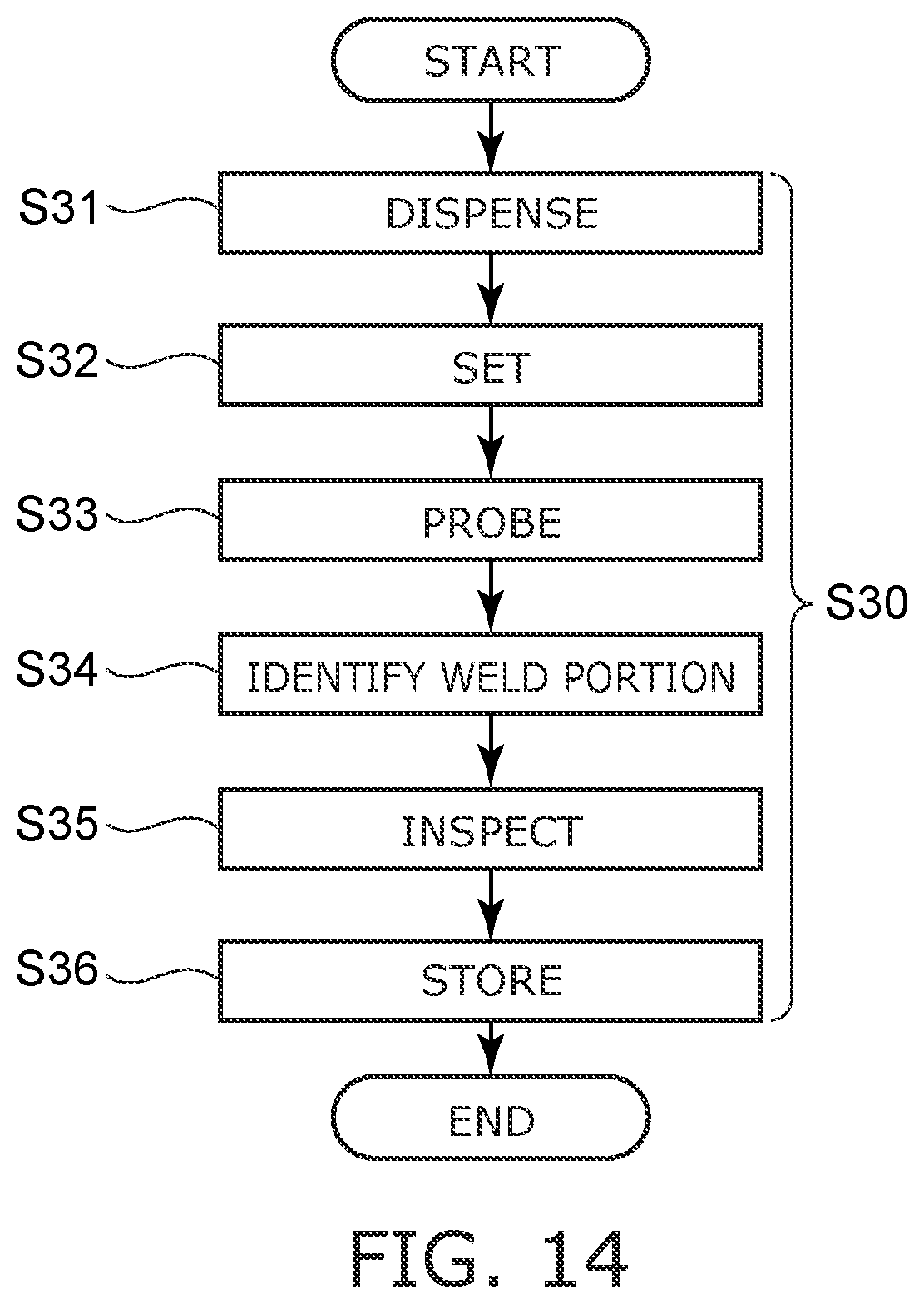 Patent US12569939 Figure 14 – Processing system, robot system, control device, teaching method, and storage medium
