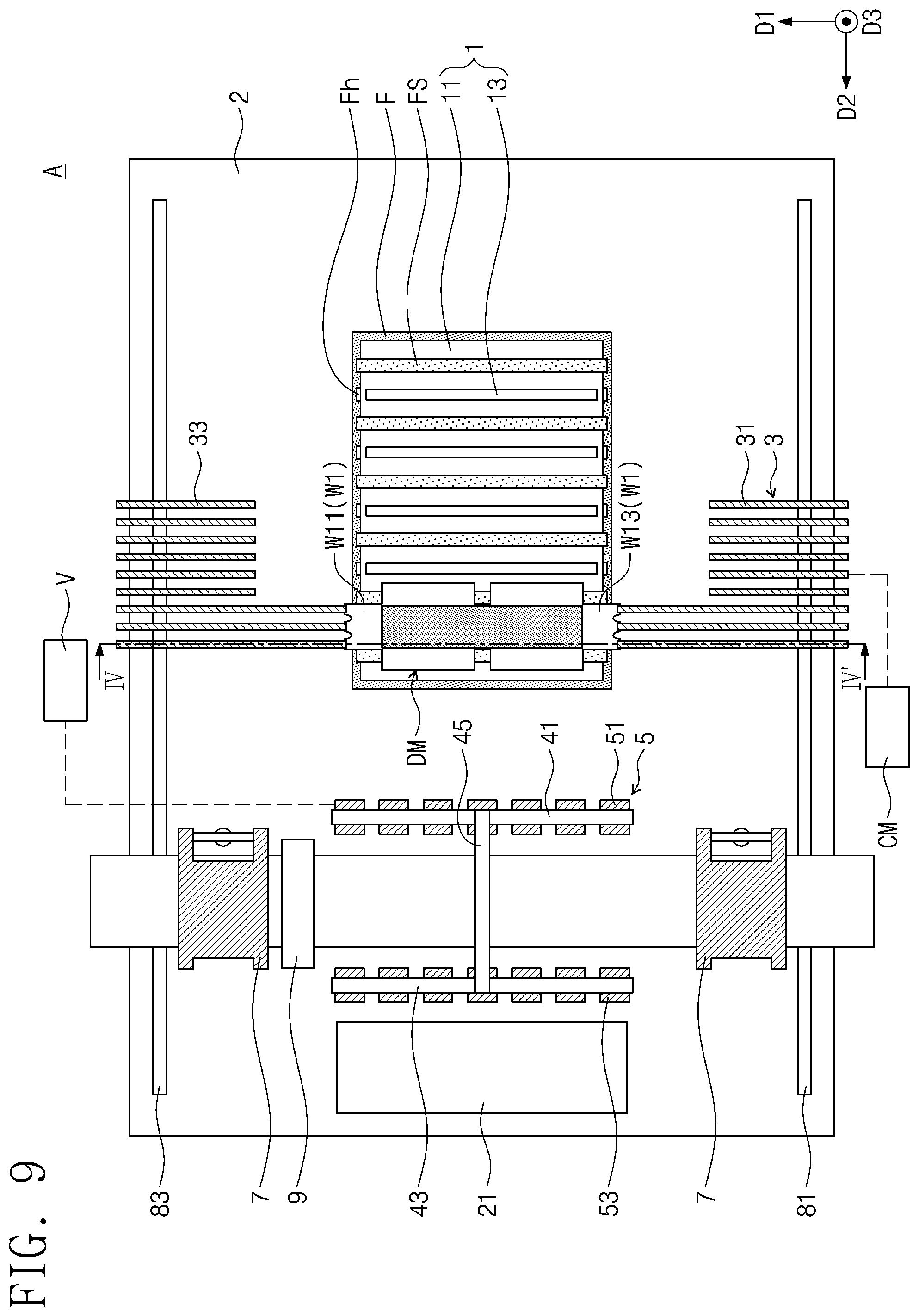 Patent US12569945 Figure 8 – Apparatus for manufacturing display processing mask and method of manufacturing display processing mask using the same
