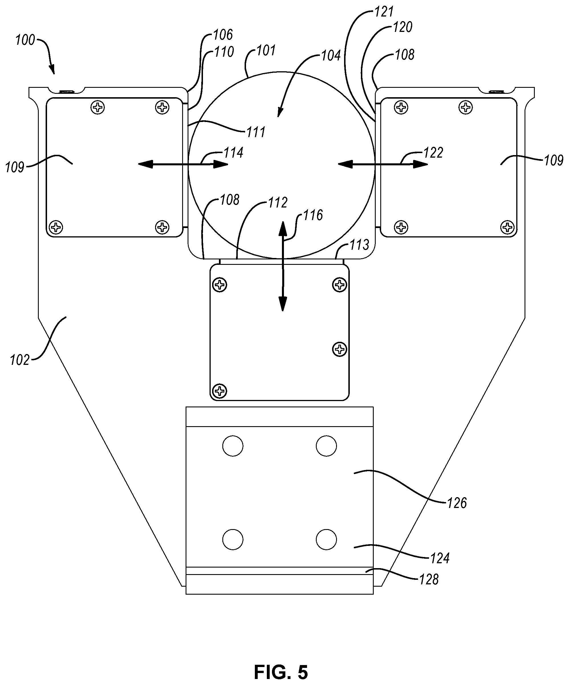 Patent US12569946 Figure 5 – Adjustable part-manufacturing tool and associated systems and methods