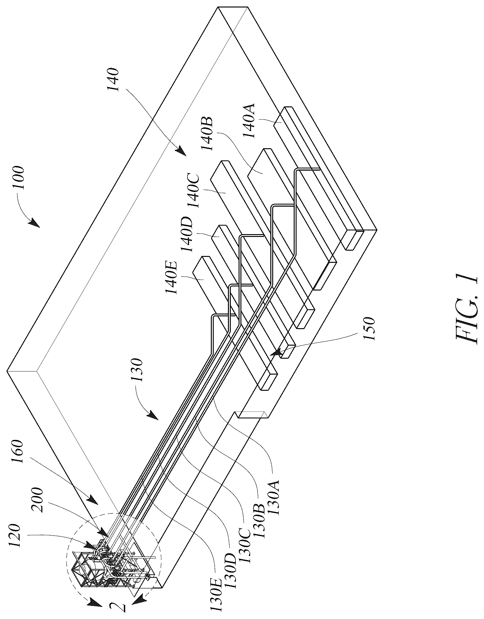 Patent US12569952 Figure 1 – Power saving shutoff gate for a pneumatic scrap conveying system