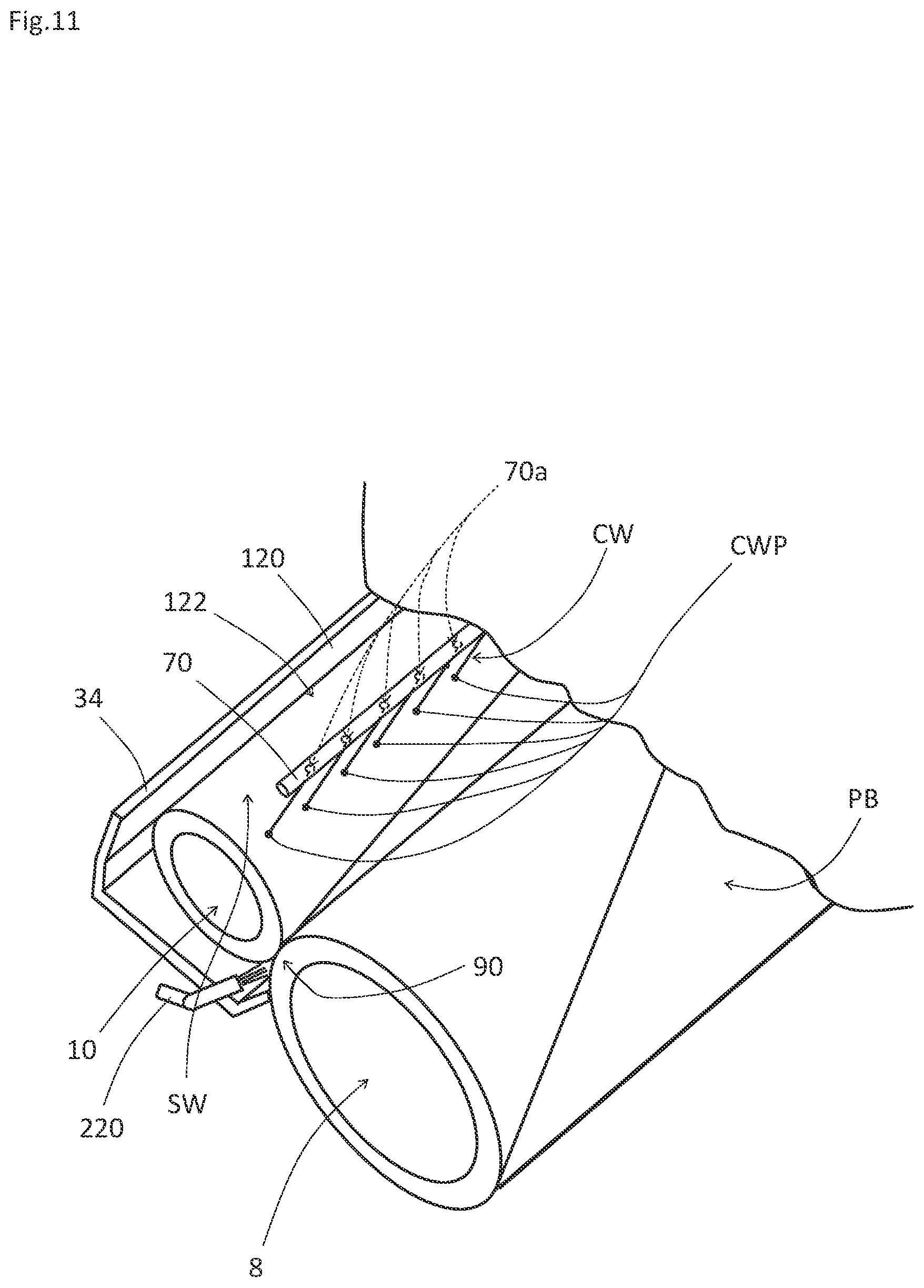 Patent US12569954 Figure 11 – Polishing apparatus, polishing method, and cleaning liquid supply device