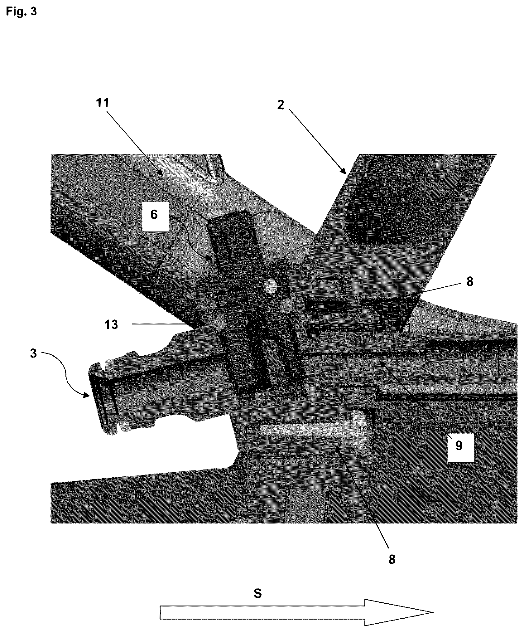 Patent US12569955 Figure 3 – Power tool having a front handle and a regulating unit