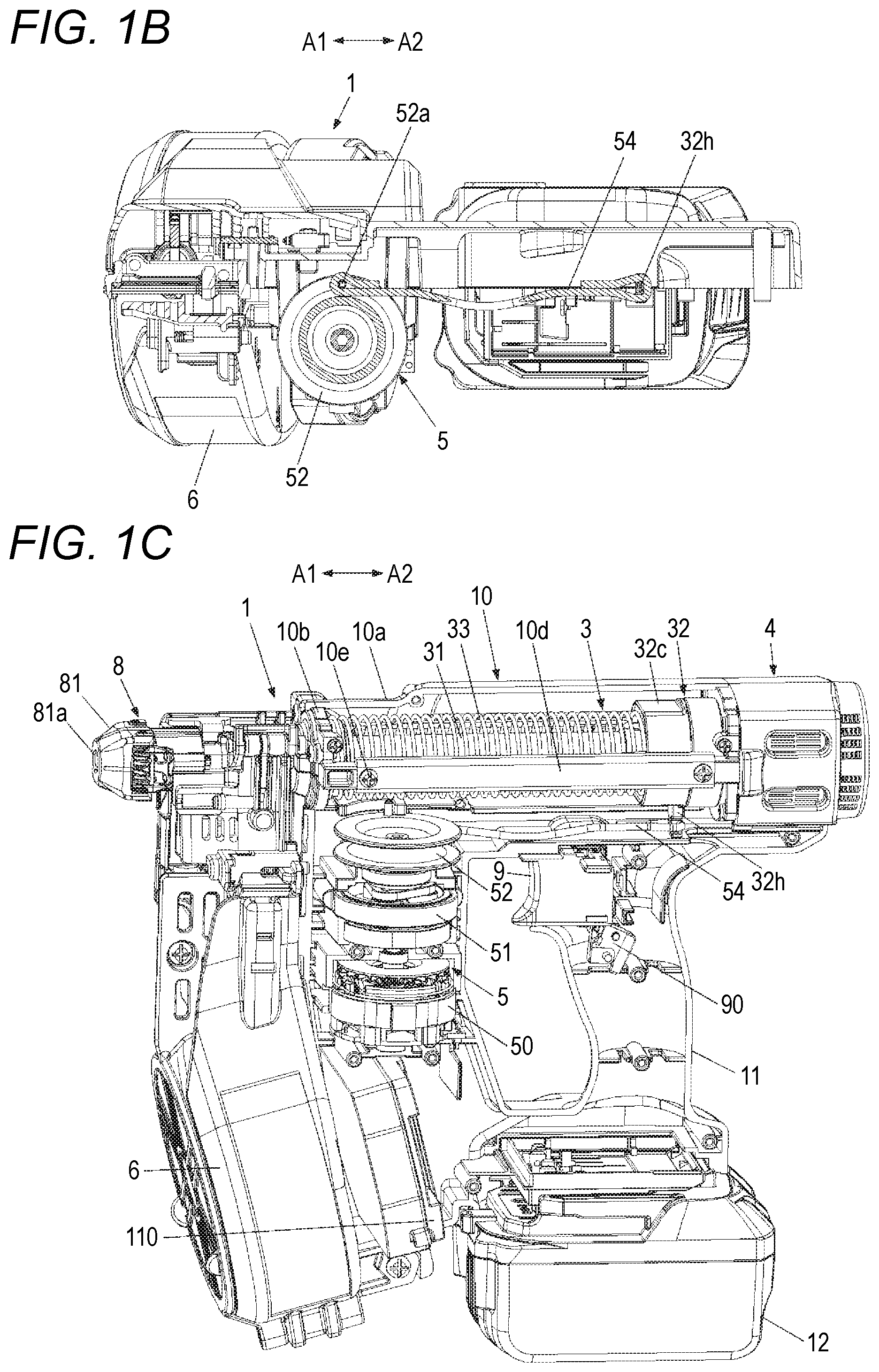 Patent US12569959 Figure 2 – Fastening tool