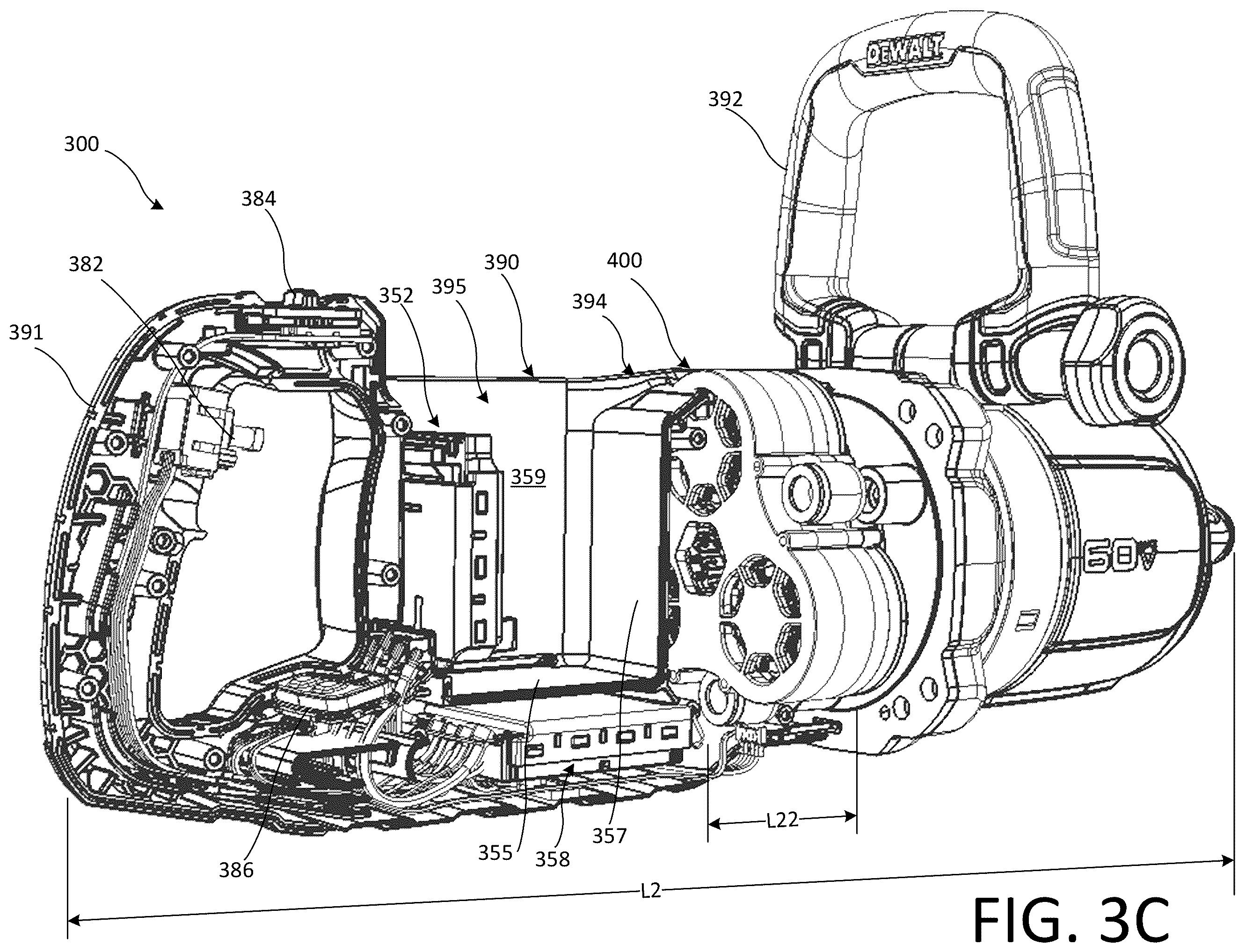 Patent US12569960 Figure 13 – Impact tool