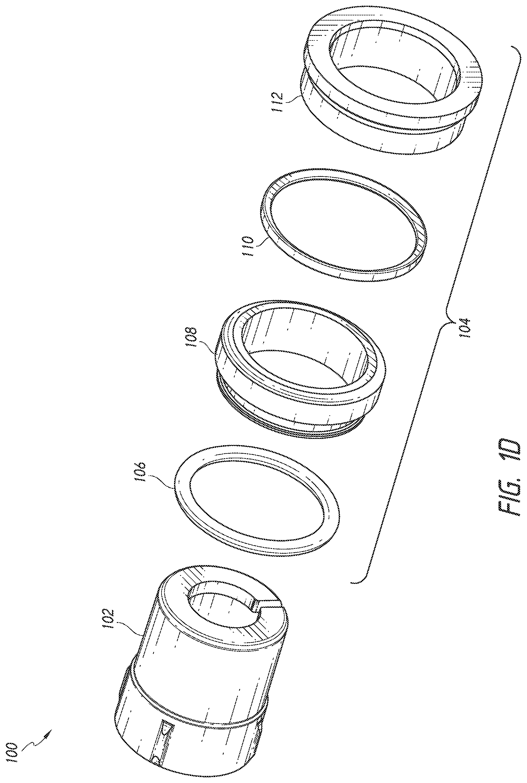 Patent US12569962 Figure 4 – High pressure liquid-jet seal assembly carriage