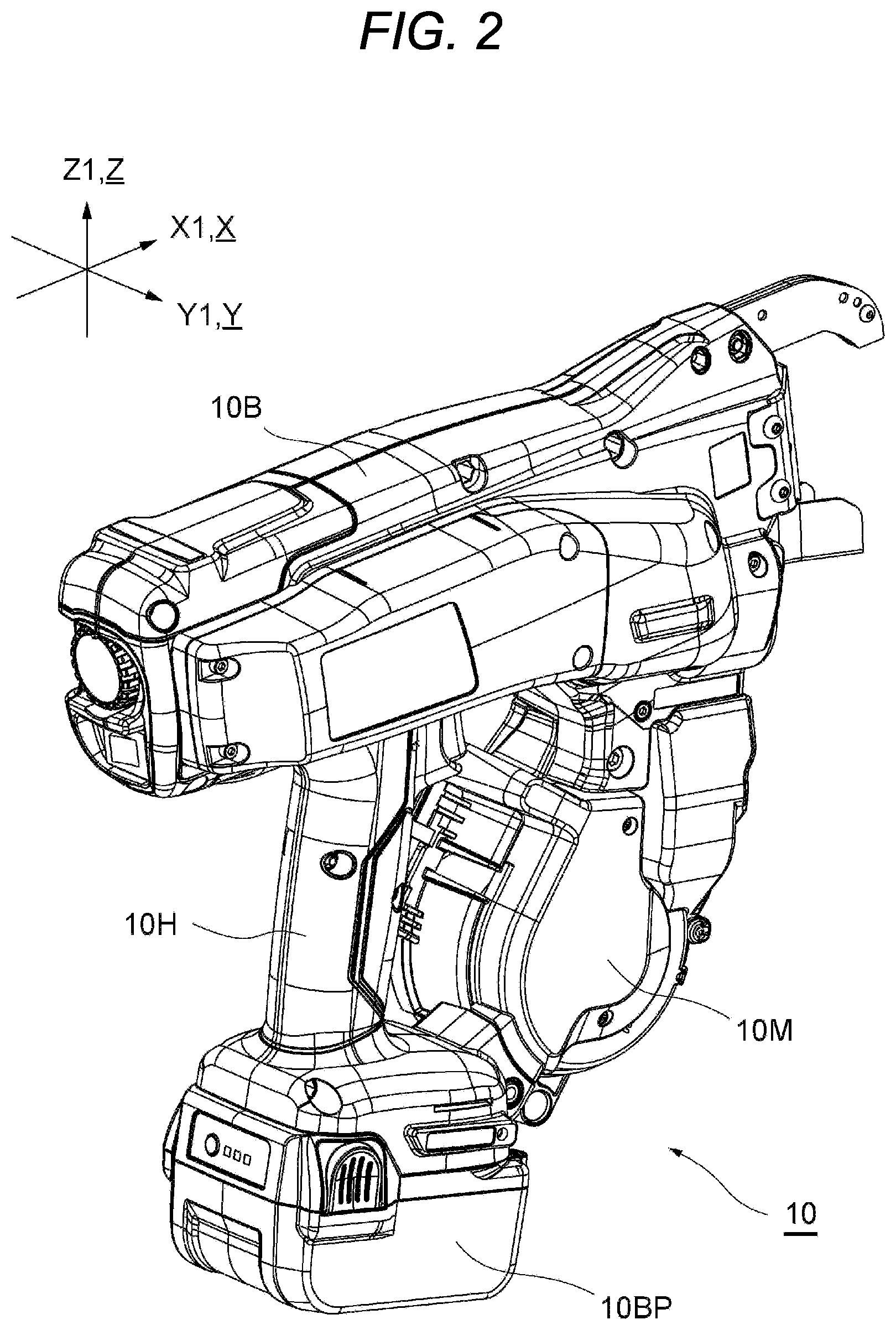 Patent US12569973 Figure 2 – Control device of electric power tool, electric power tool control method, and computer readable storage medium storing program for performing method of electric power tool control