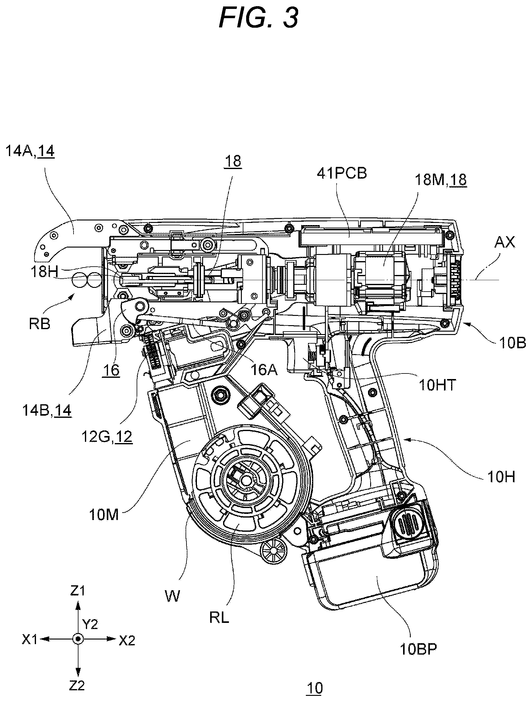Patent US12569973 Figure 3 – Control device of electric power tool, electric power tool control method, and computer readable storage medium storing program for performing method of electric power tool control