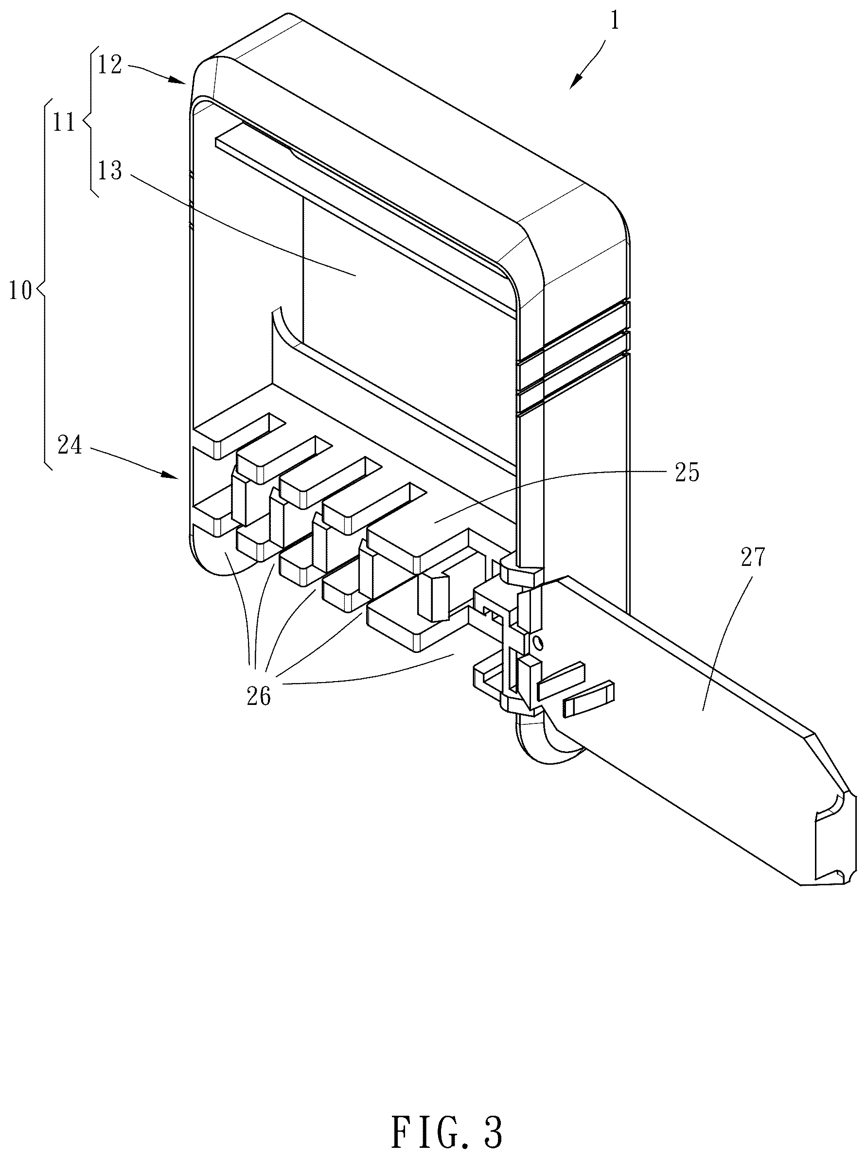 Patent US12569976 Figure 3 – Tool hanger