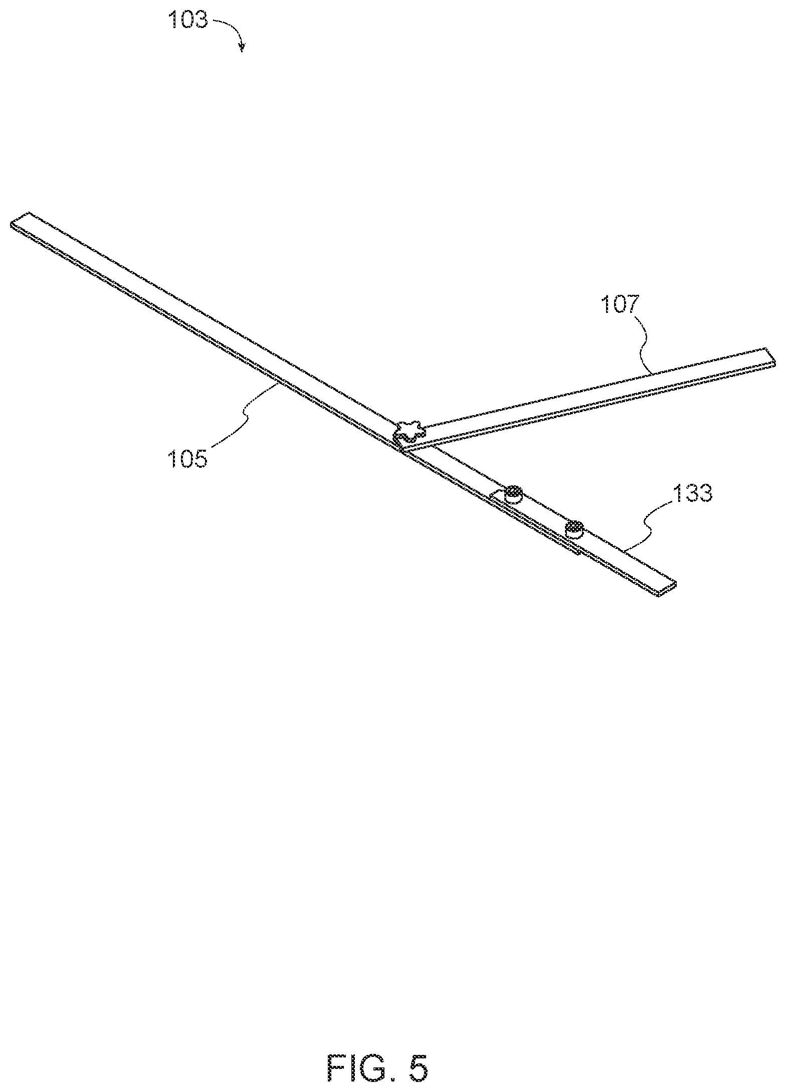 Patent US12569977 Figure 5 – Adjustable angle marker system for pipe elbow joints and method of use