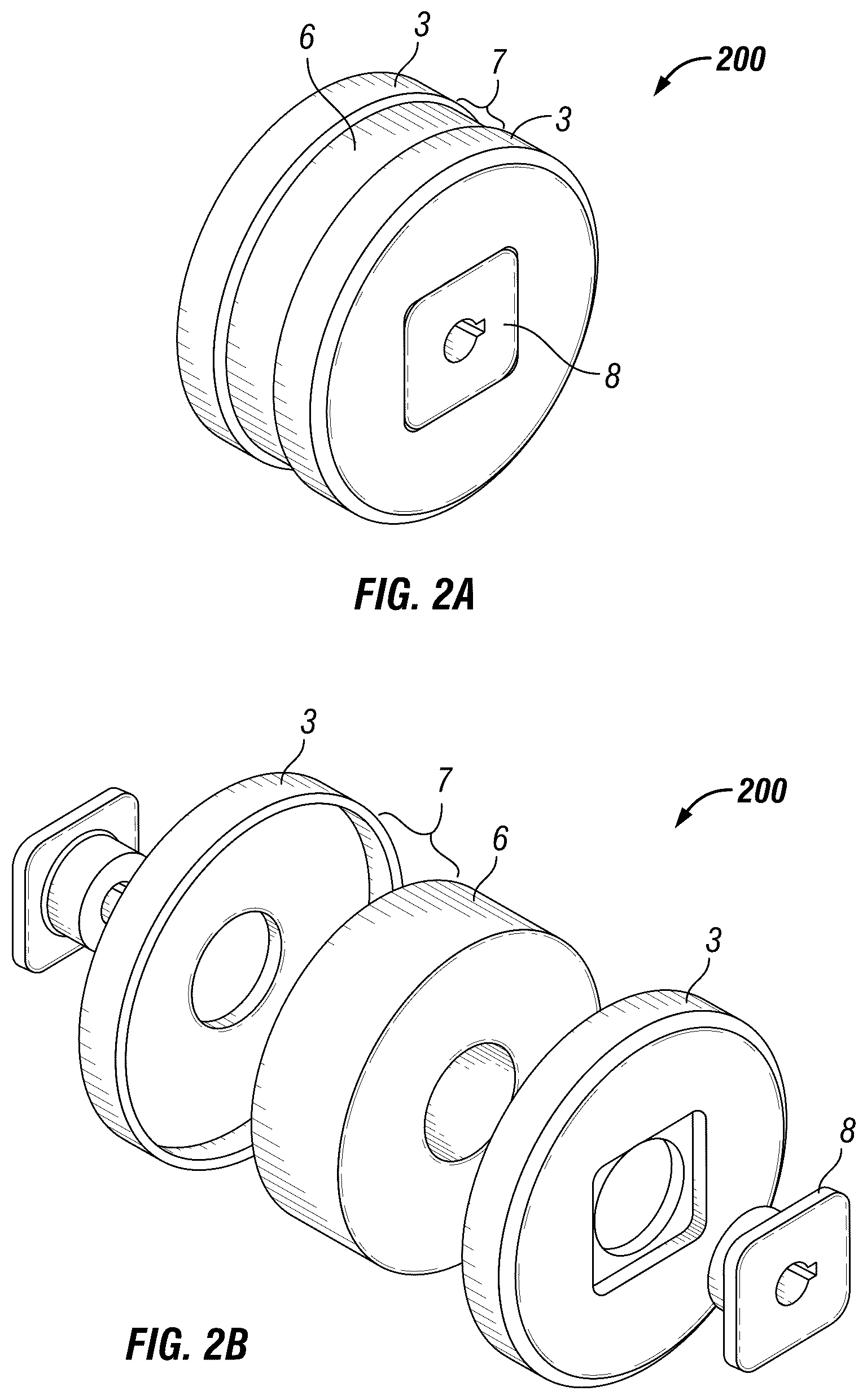 Patent US12569979 Figure 2 – Inspection robot with offset sled mounts for inspecting thick assets