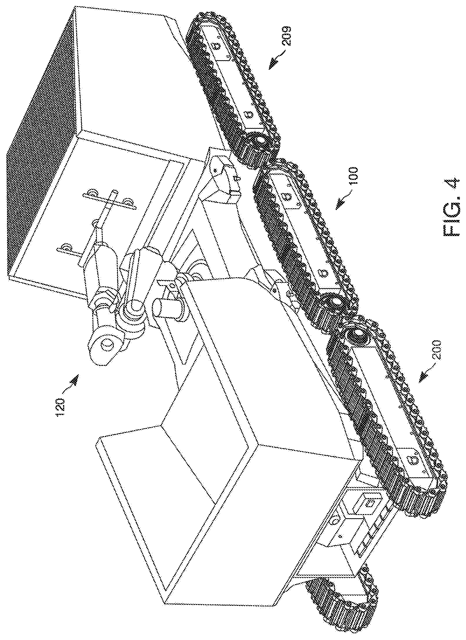 Patent US12569987 Figure 4 – Robotic arm cooperating with an off-road capable base vehicle