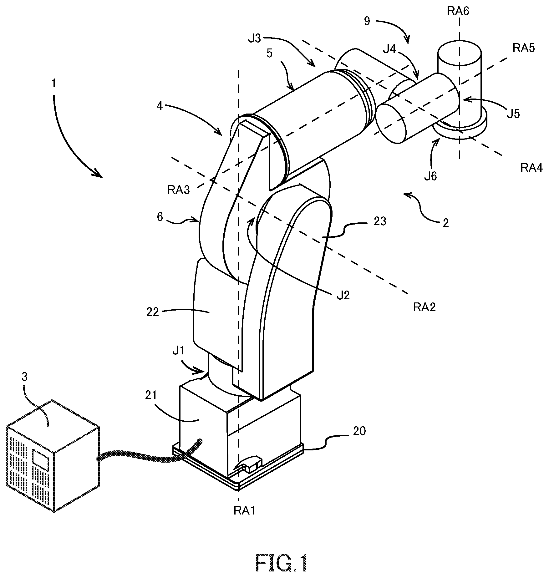 Patent US12569994 Figure 1 – Robot apparatus