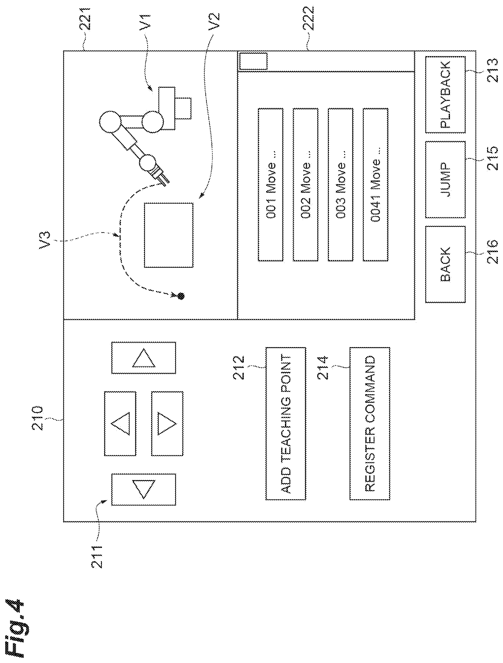 Patent US12569995 Figure 4 – Path generation for manual robot teaching
