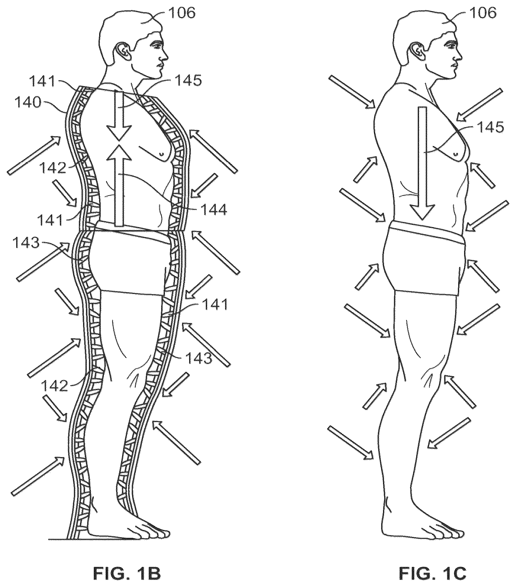 Patent US12576001 Figure 2 – Systems and methods to simulate hydrostatic force on a user with minimal shear force