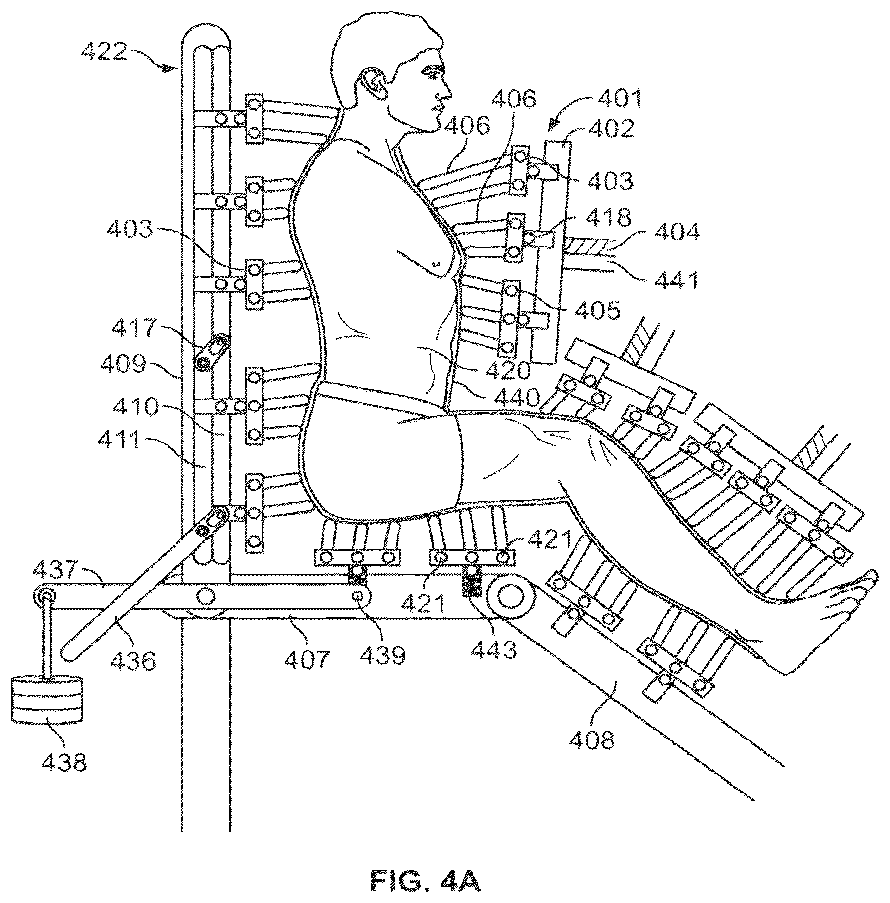 Patent US12576001 Figure 8 – Systems and methods to simulate hydrostatic force on a user with minimal shear force