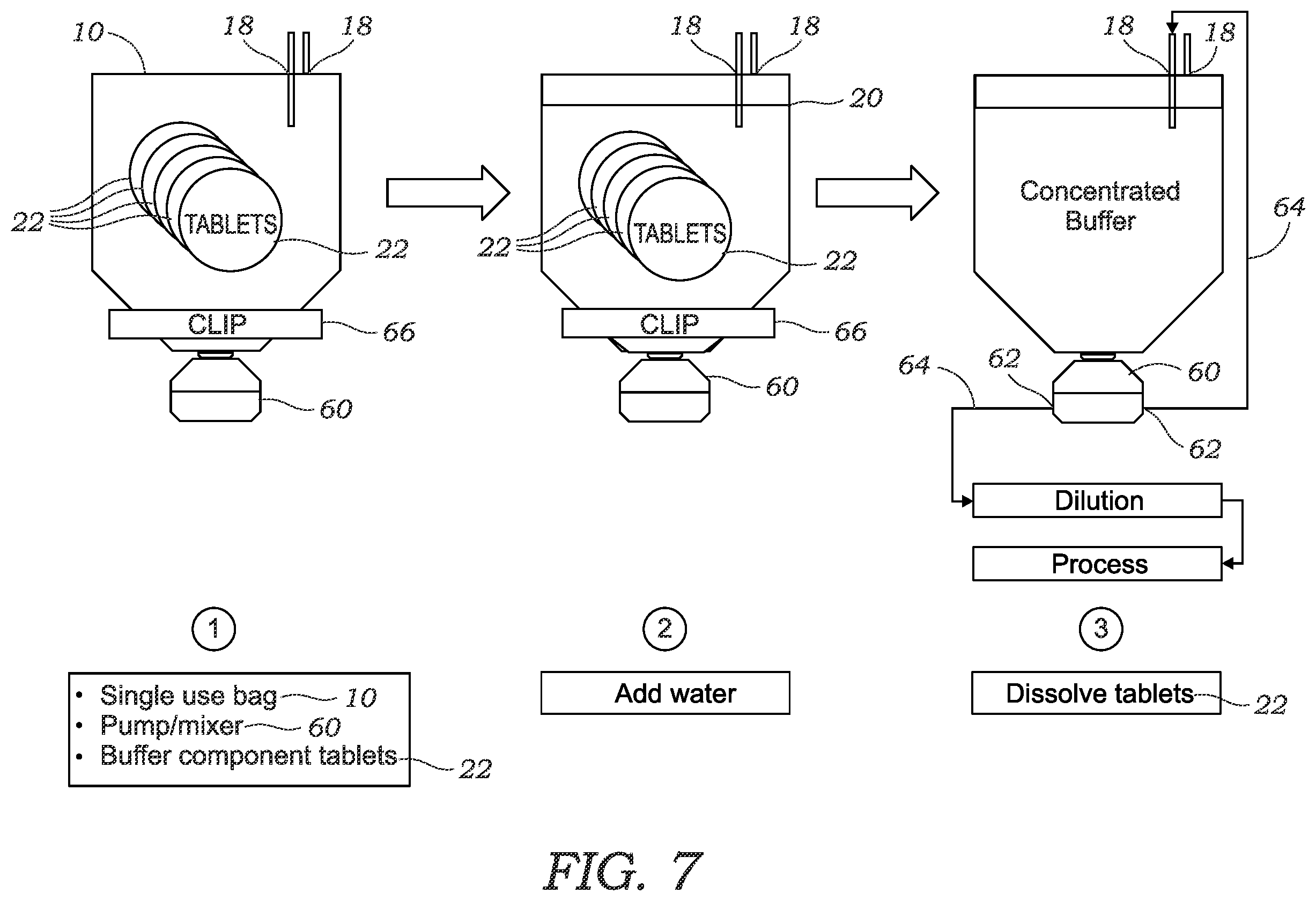 Patent US12576006 Figure 6 – Systems and methods for the preparation of fluids for bioprocess and pharmaceutical applications
