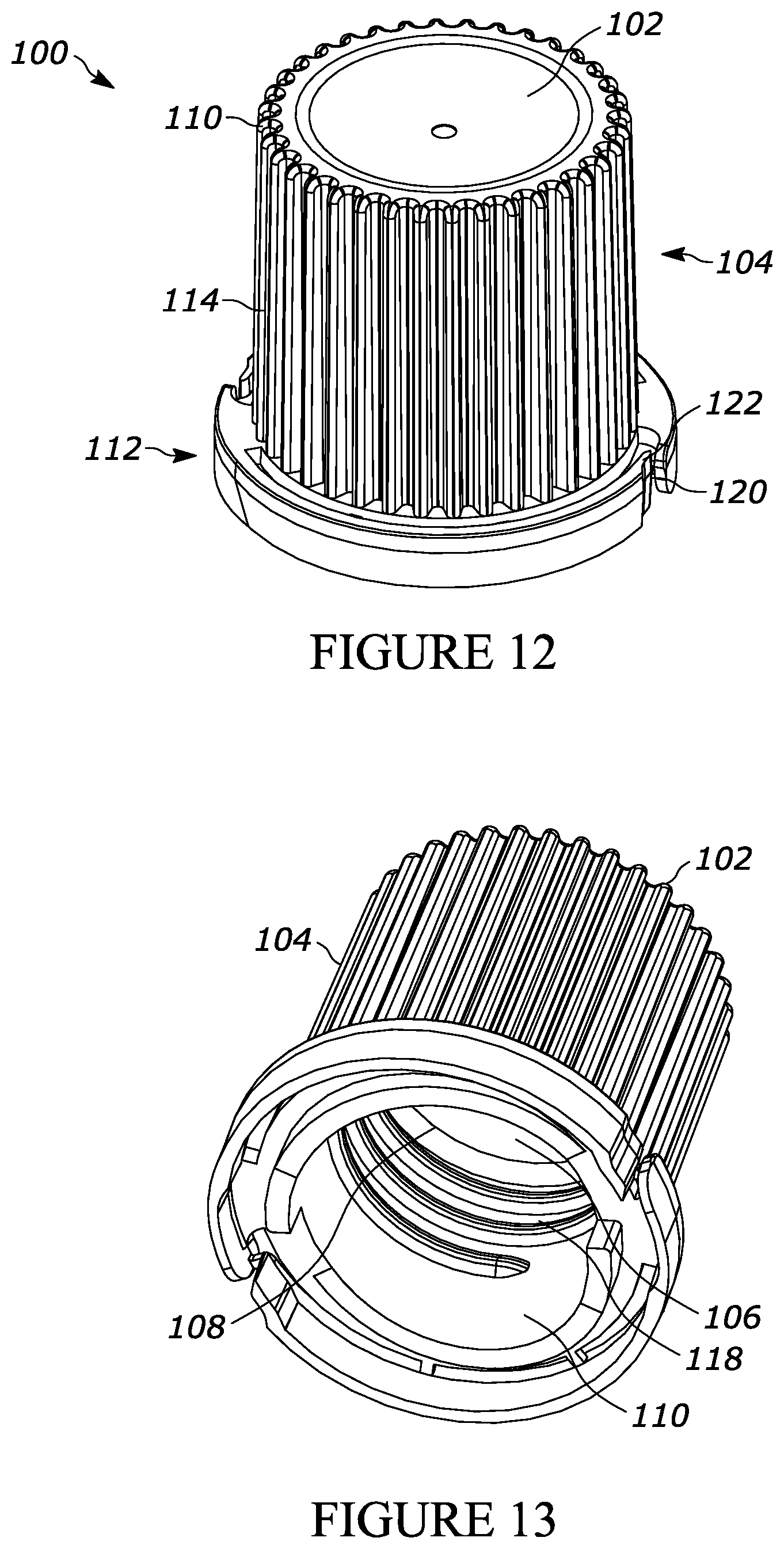 Patent US12576008 Figure 11 – Flexible container assembly and fitment assembly for a flexible container assembly