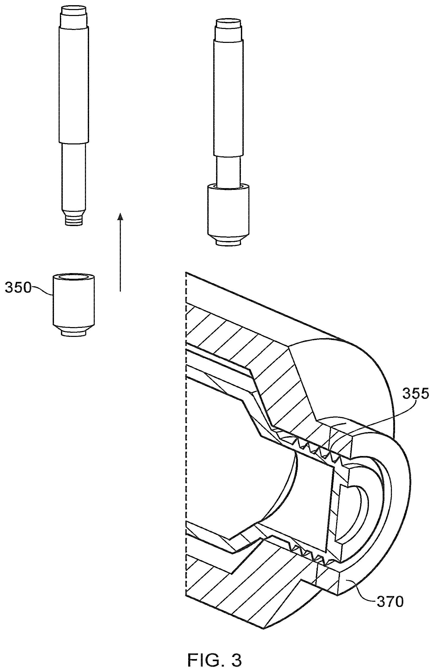 Patent US12576009 Figure 3 – Adapter for a fluid transfer device