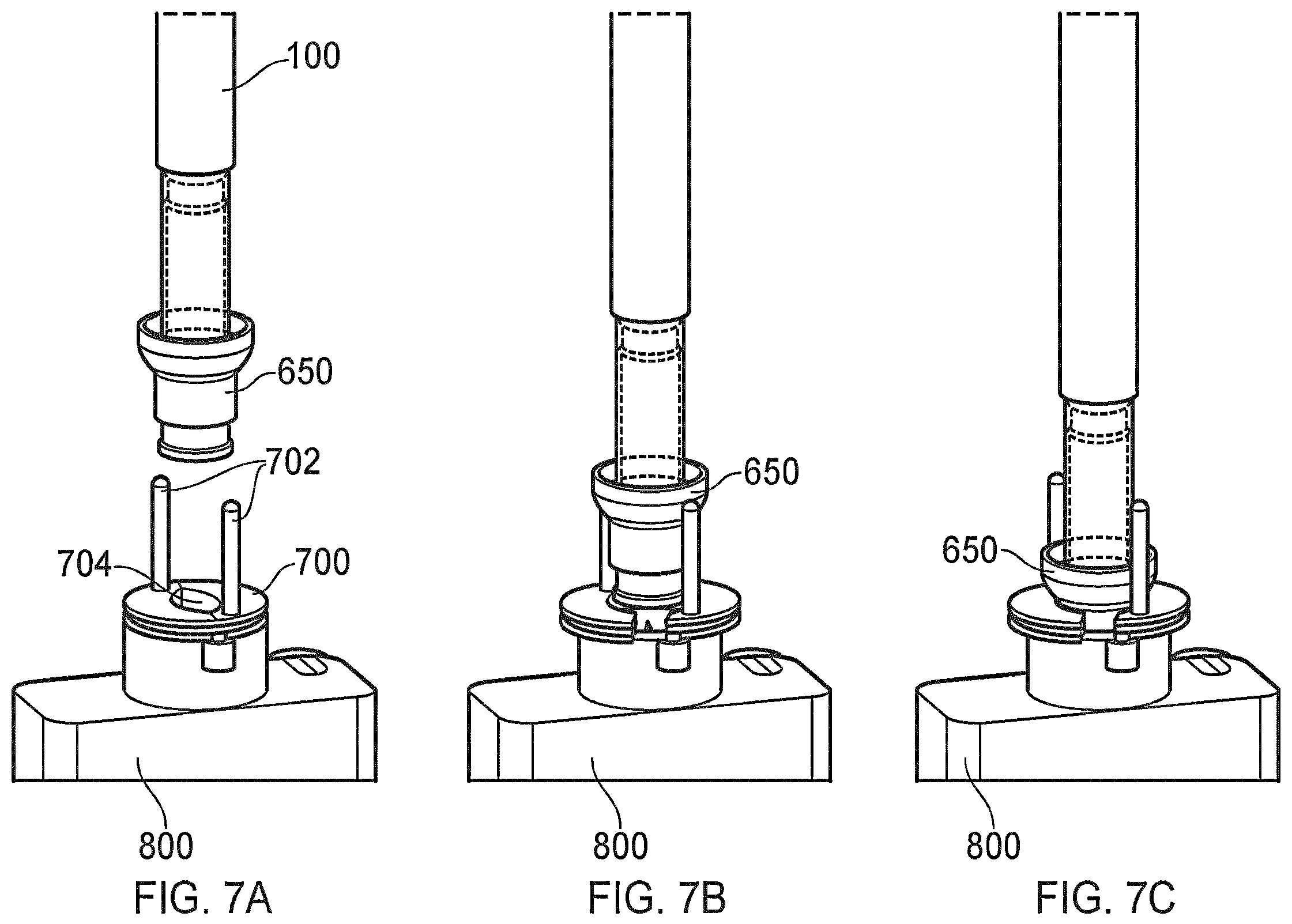 Patent US12576009 Figure 7 – Adapter for a fluid transfer device