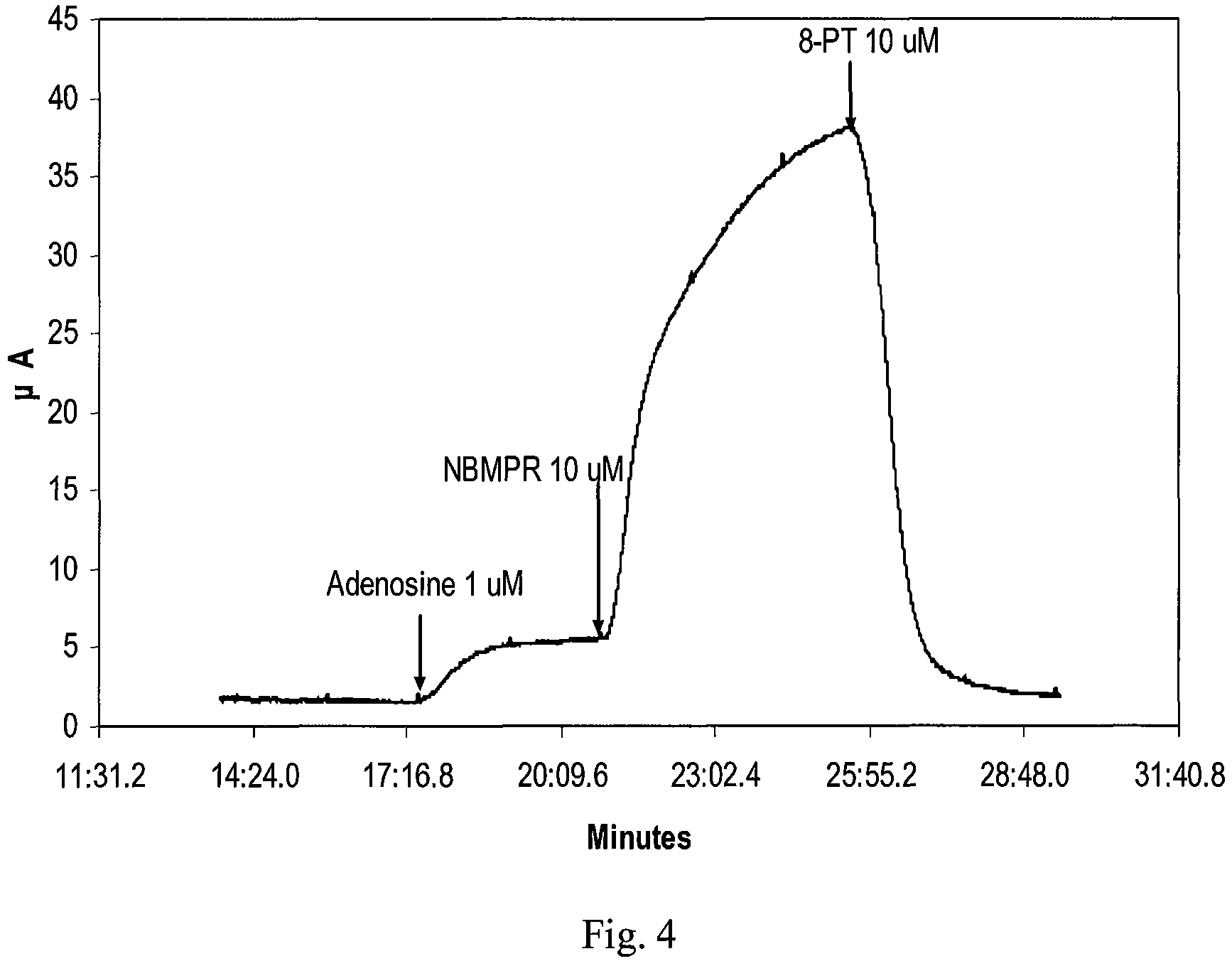 Patent US12576085 Figure 4 – Combination comprising an ATP analog and an adenosine receptor antagonist or a nucleobase/nucleoside analog for the treatment of cancer