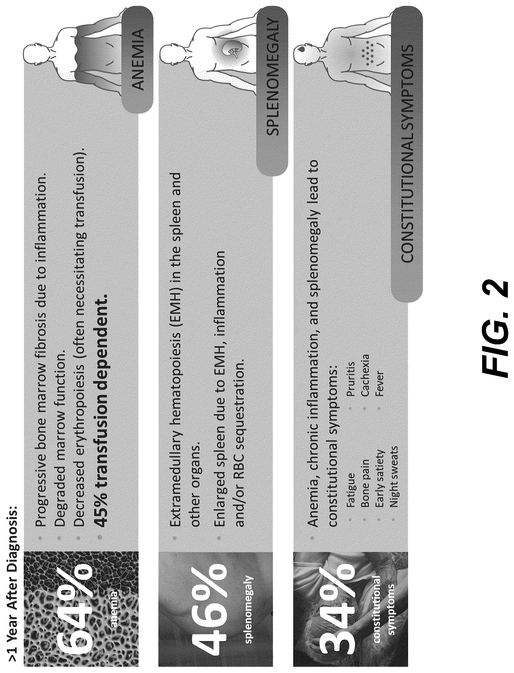 Patent US12576089 Figure 2 – Platelet count-agnostic methods of treating myelofibrosis