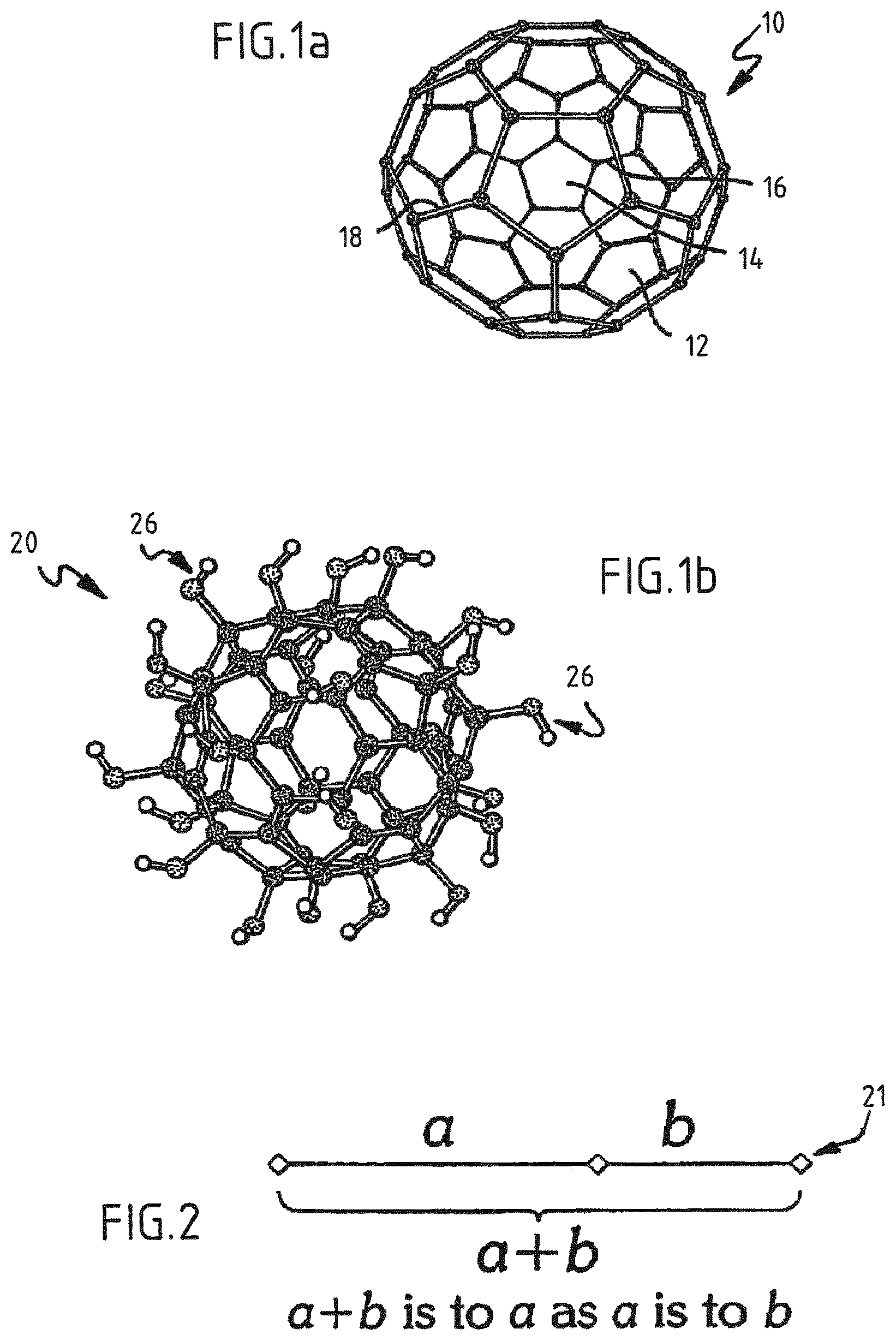 Patent US12576108 Figure 1 – Compositions comprising hyper harmonized hydroxyl modified fullerene substances