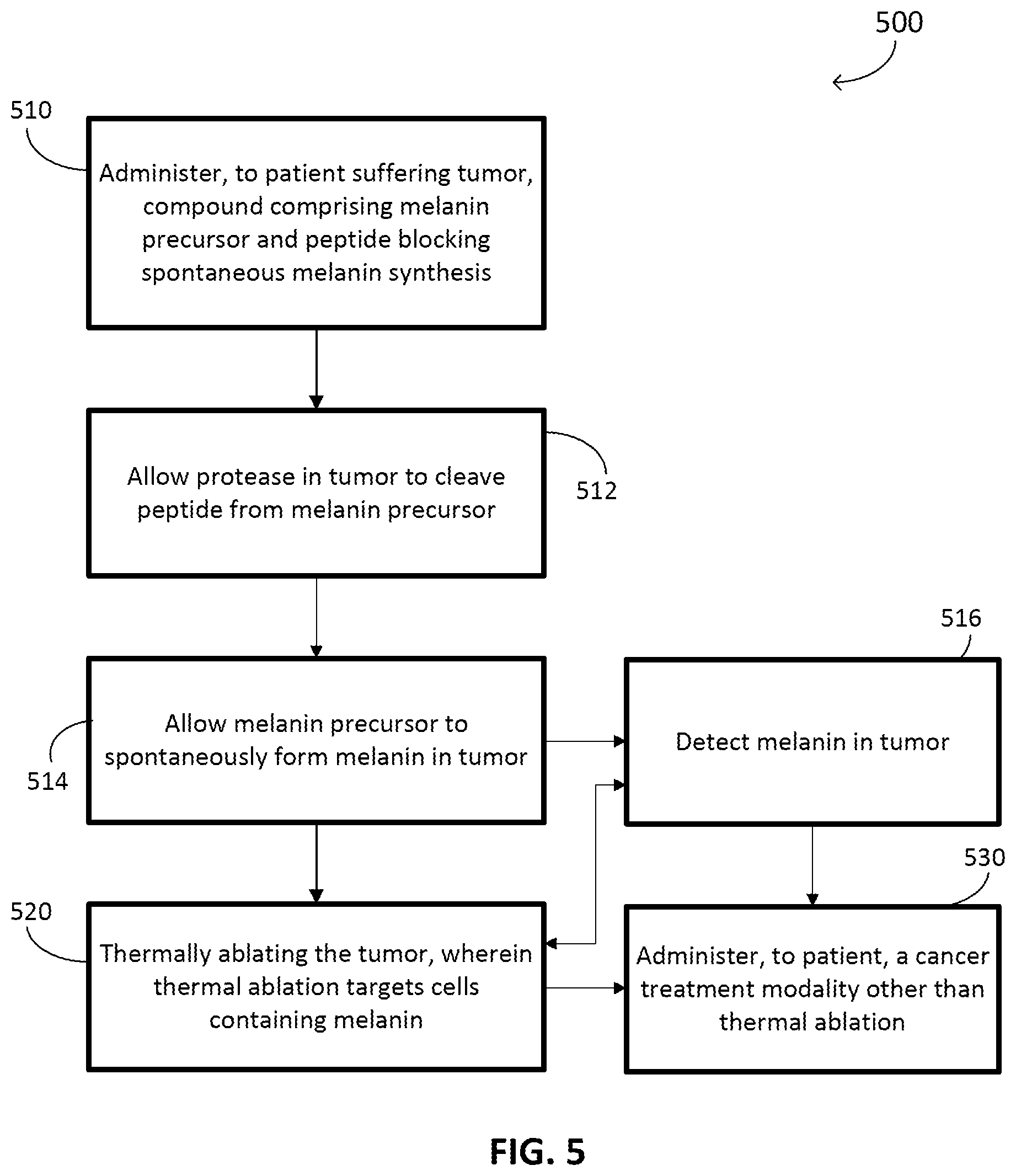 Patent US12576166 Figure 5 – Contrast agents for detection of enzyme activities based on melanin synthesis