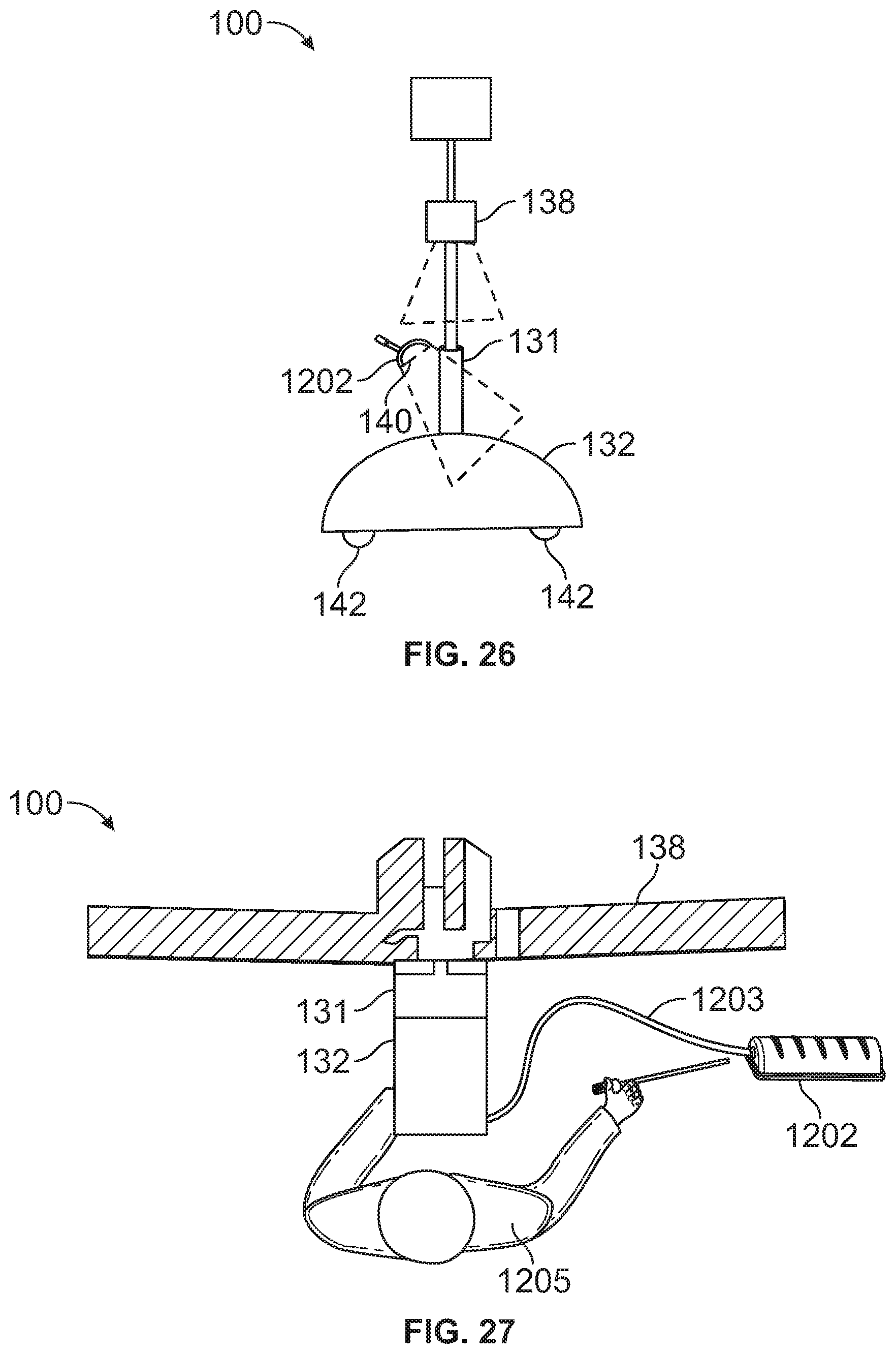 Patent US12576172 Figure 17 – Ultraviolet light sanitizing cart having a wand assembly