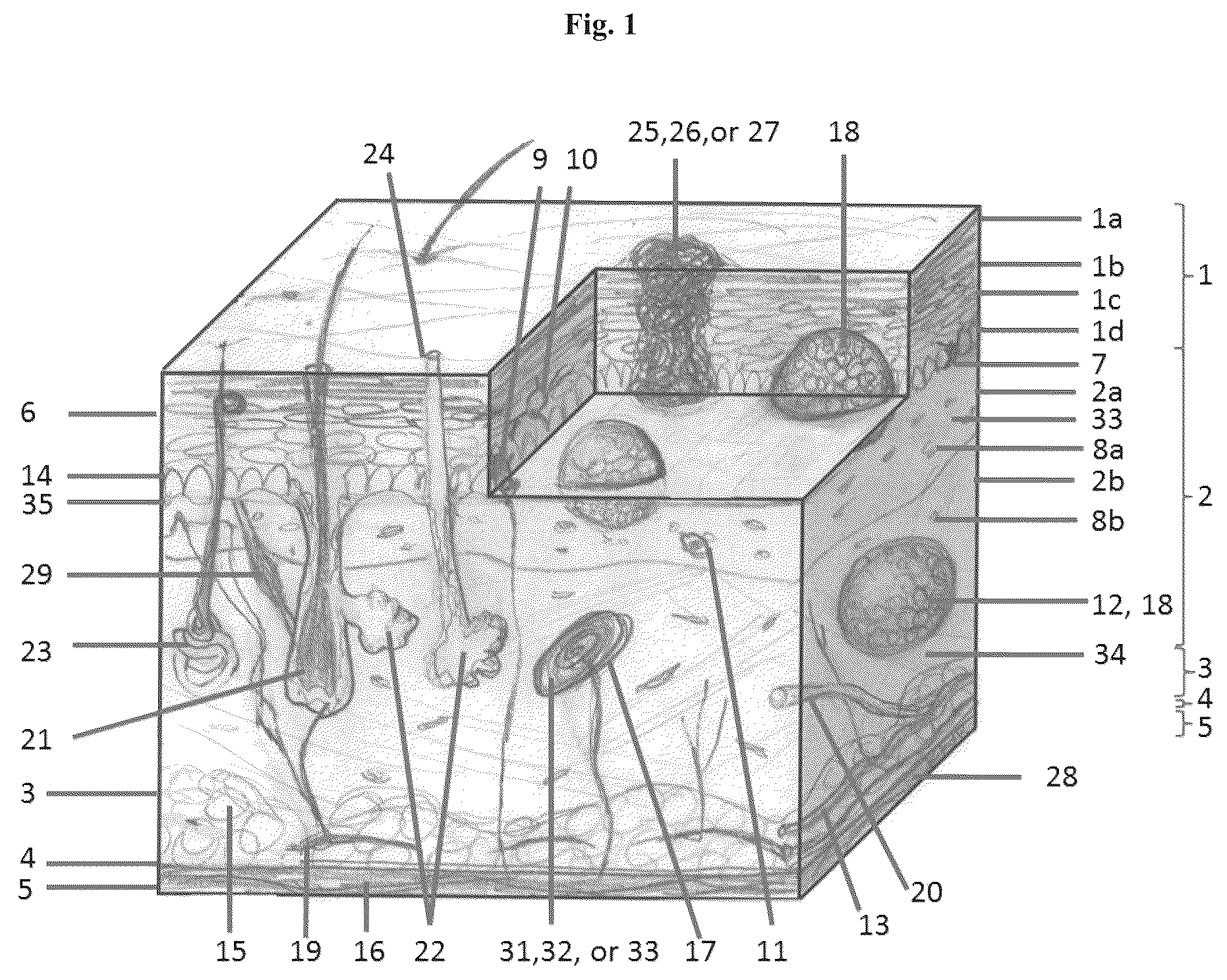 Patent US12576188 Figure 1 – Engineered three-dimensional skin tissues, arrays thereof, and methods of making the same