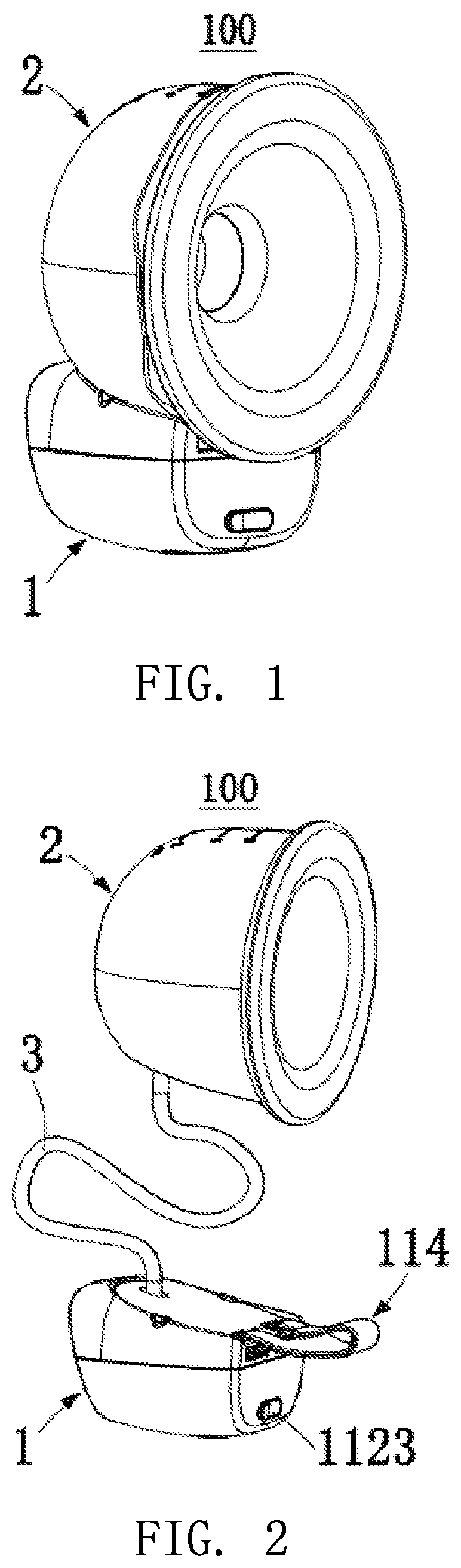 Patent US12576193 Figure 1 – Breast pump