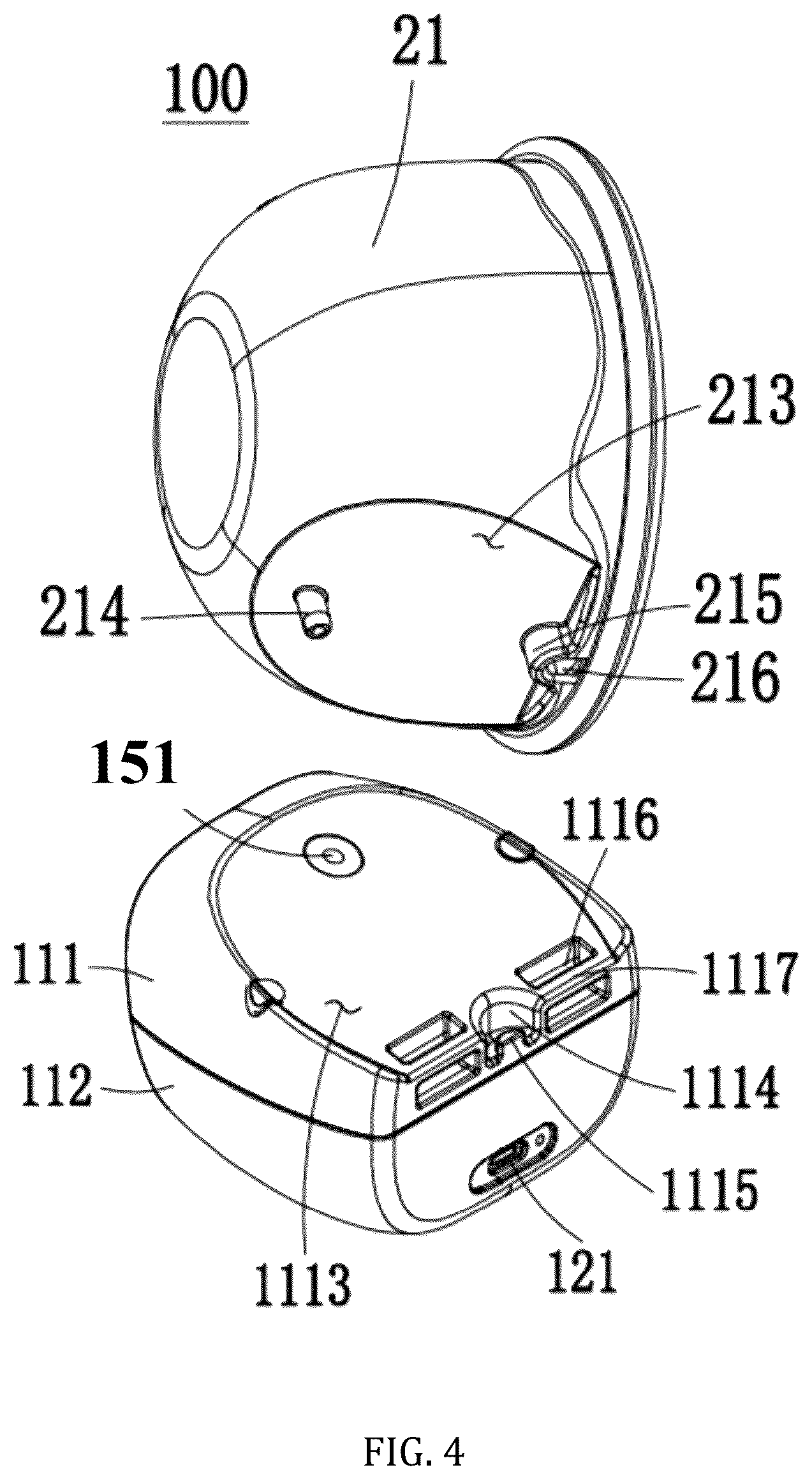 Patent US12576193 Figure 3 – Breast pump