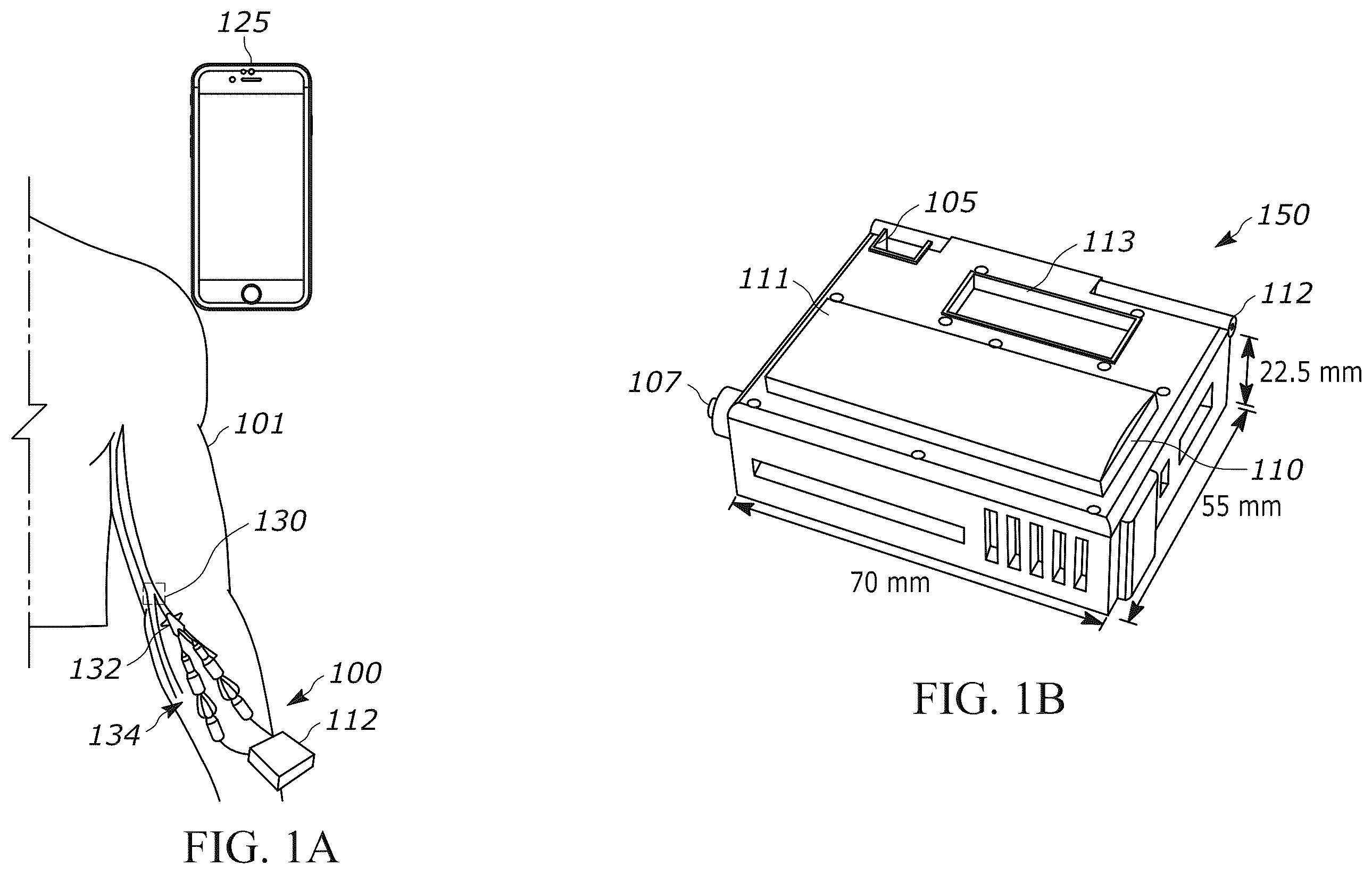 Patent US12576194 — Microfluidic flow control using direct-current peristaltic pump — Figure 1